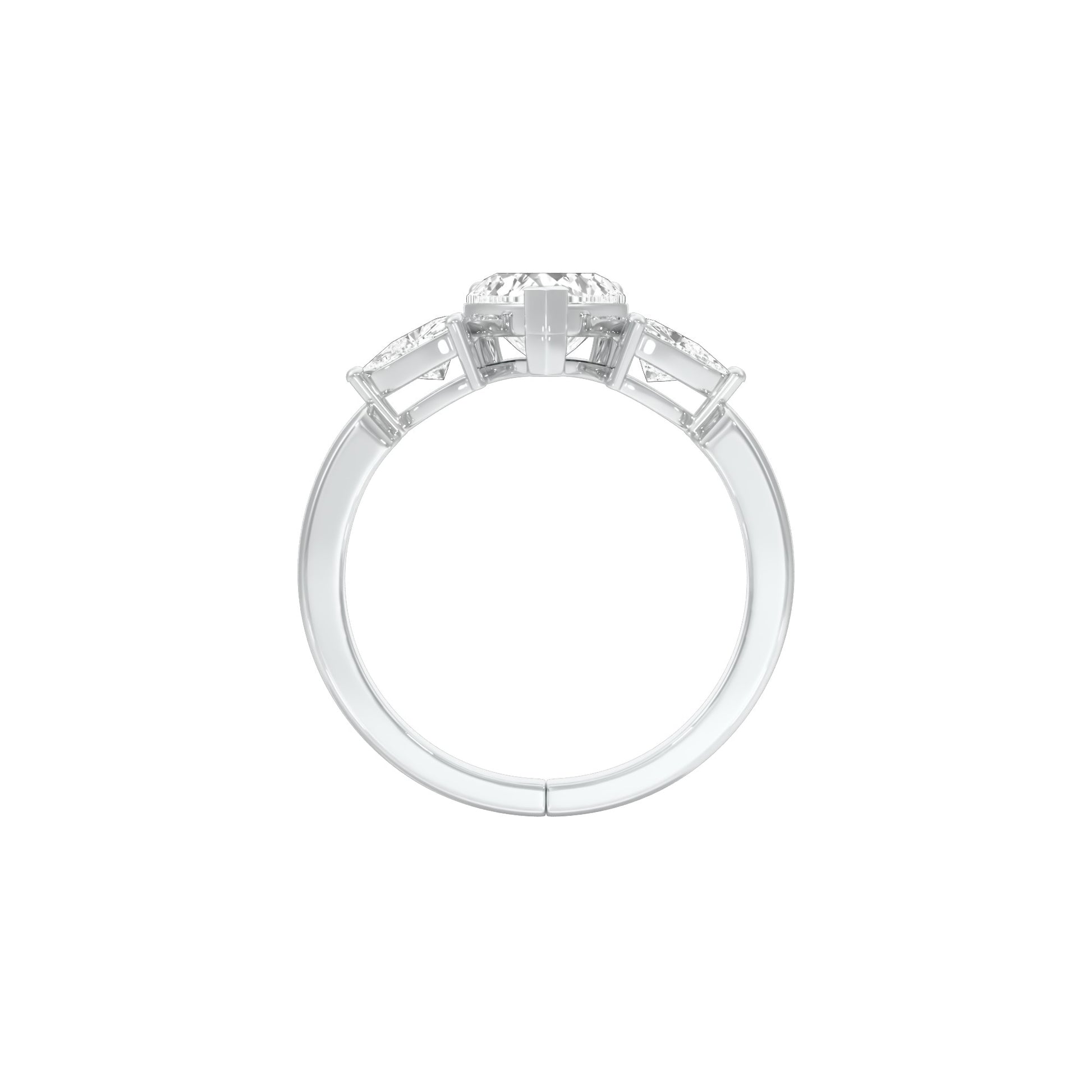 DLR001809 18 KT / White Gold / 22
