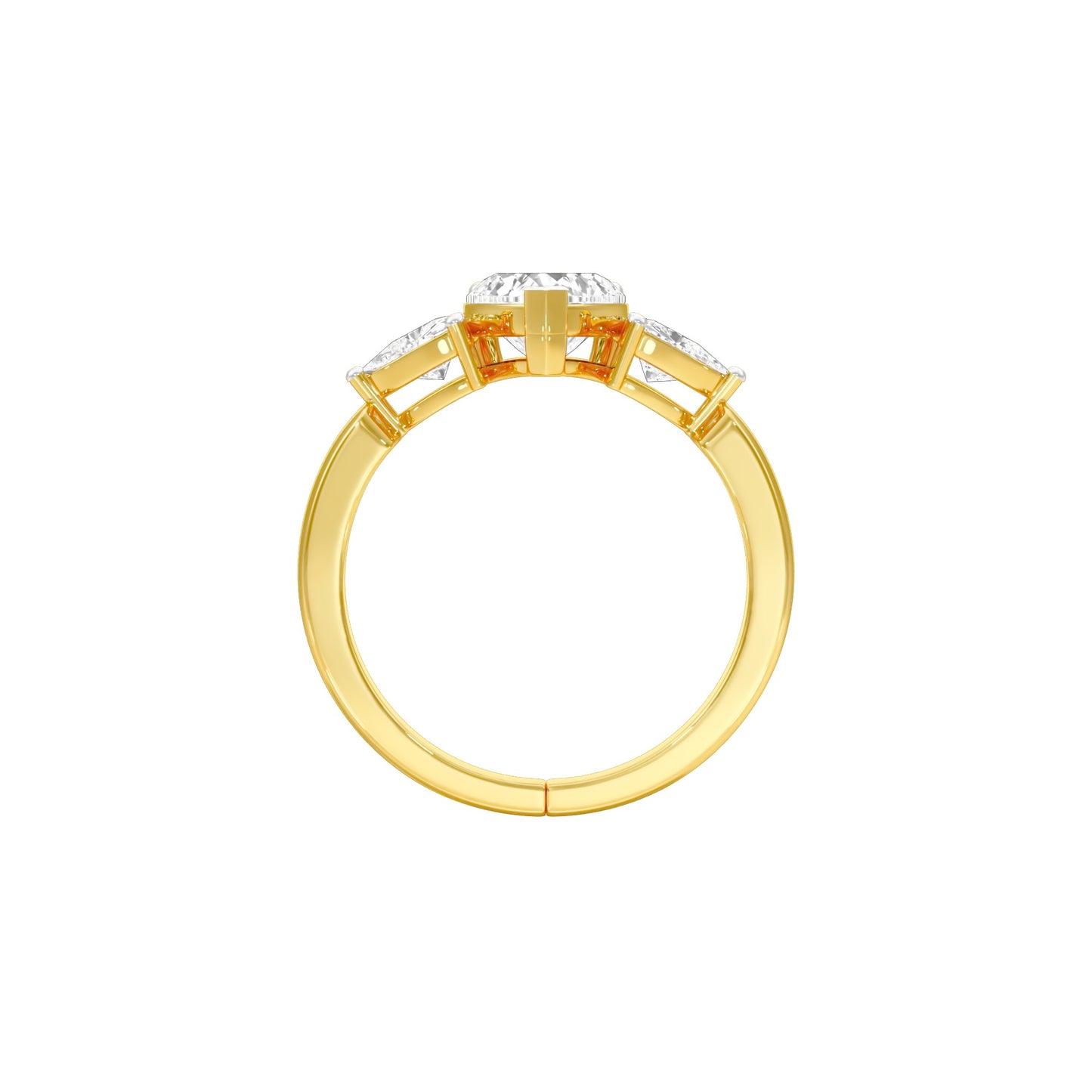 DLR001809 18 KT / Yellow Gold / 22