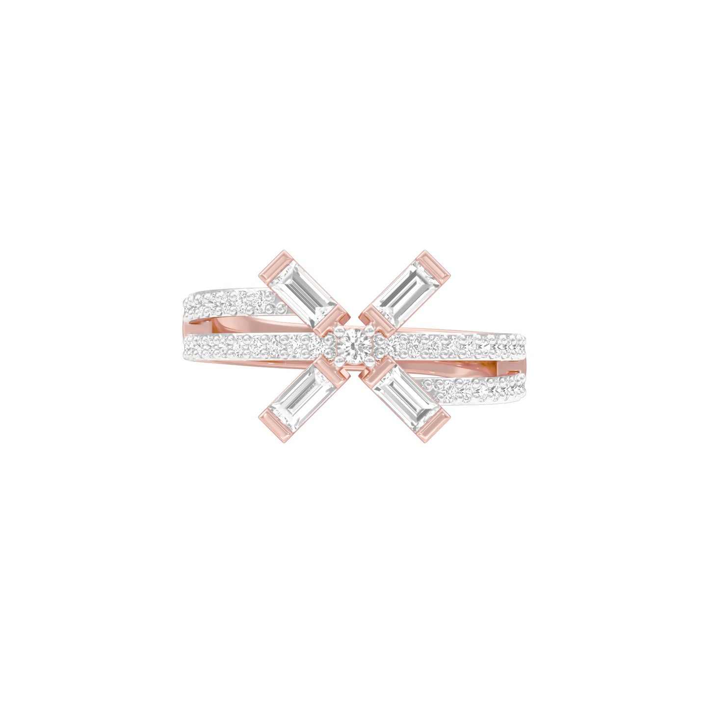 Jubilee Sparkle Diamond Ring 18 KT / Rose Gold / 18