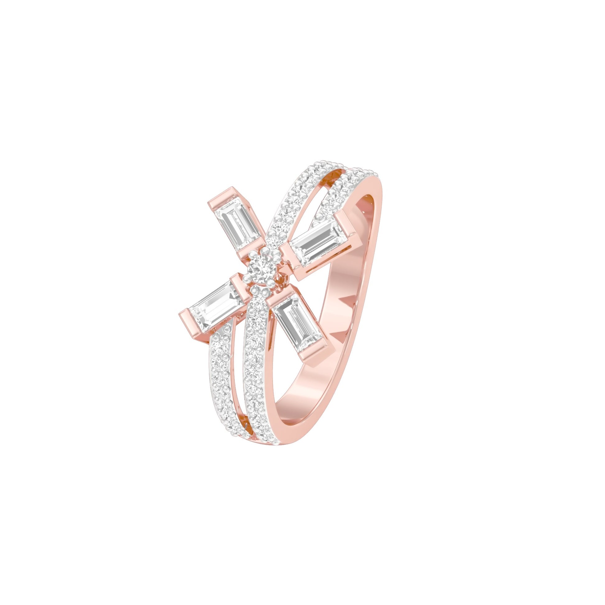 Jubilee Sparkle Diamond Ring 18 KT / Rose Gold / 18