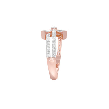 Jubilee Sparkle Diamond Ring 18 KT / Rose Gold / 18