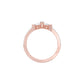 Jubilee Sparkle Diamond Ring 18 KT / Rose Gold / 18