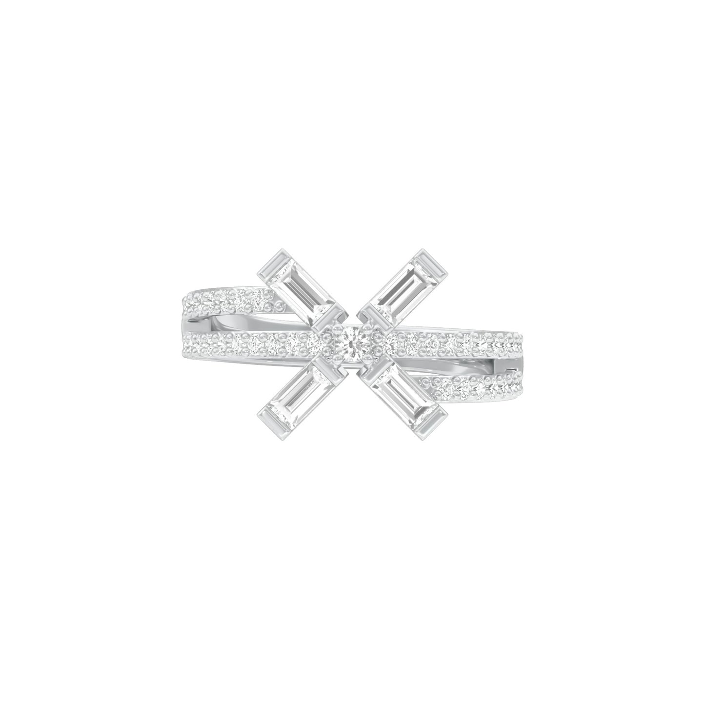 Jubilee Sparkle Diamond Ring 18 KT / White Gold / 18