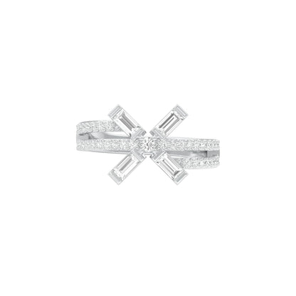 Jubilee Sparkle Diamond Ring 18 KT / White Gold / 18