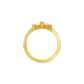 Jubilee Sparkle Diamond Ring 18 KT / Yellow Gold / 18