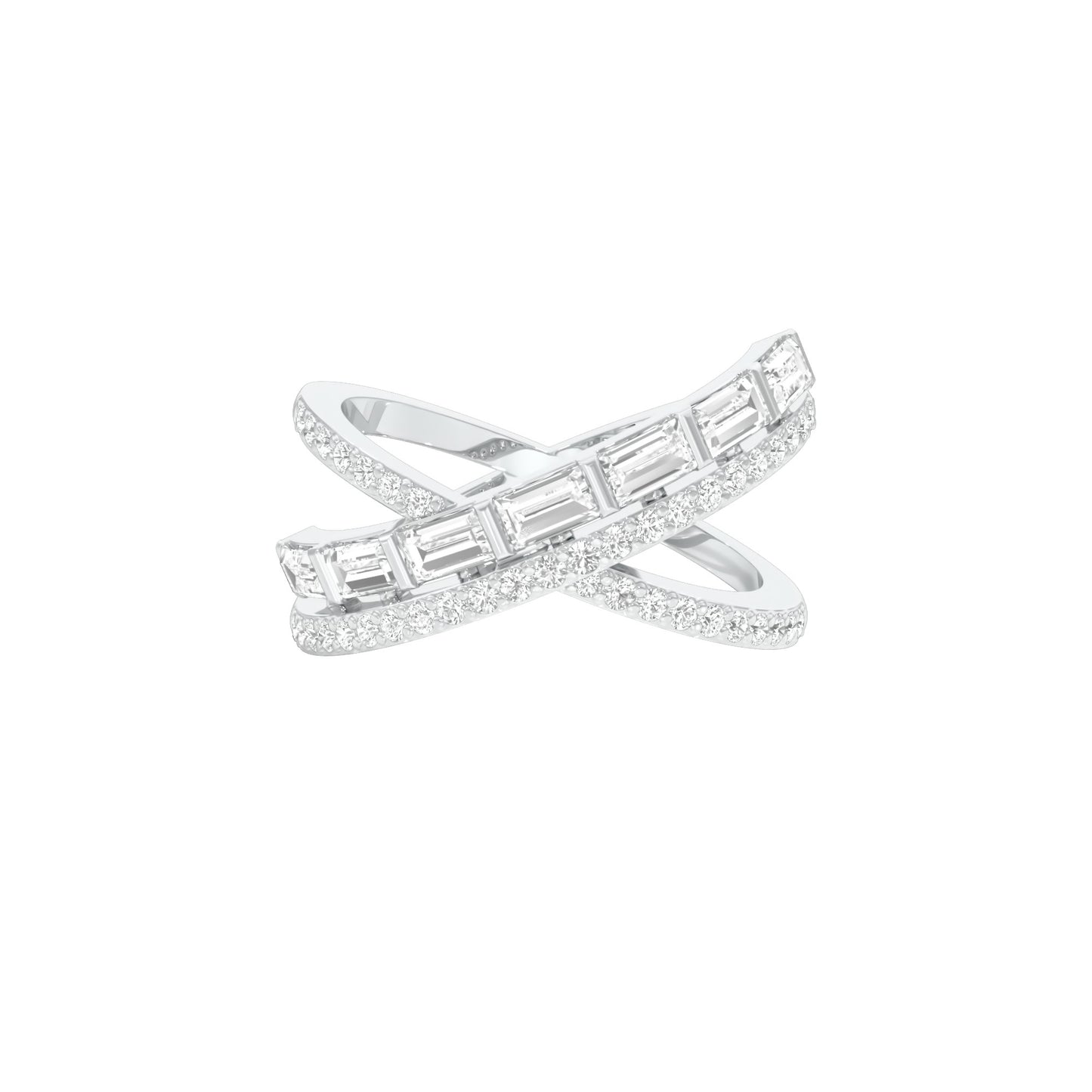 DLR001814 18 KT / White Gold / 22