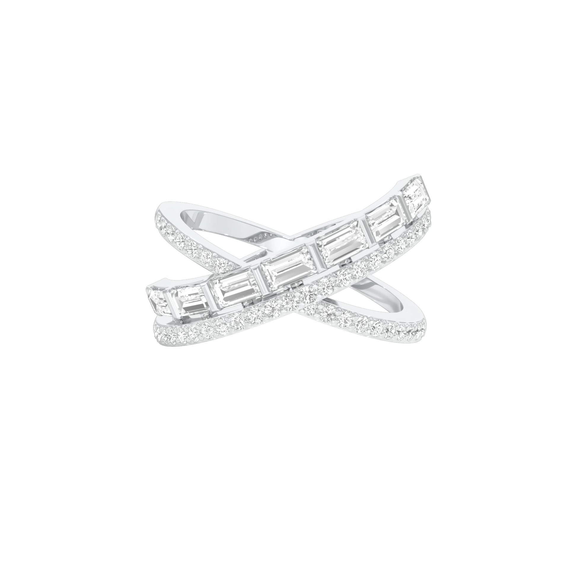 DLR001814 18 KT / White Gold / 22