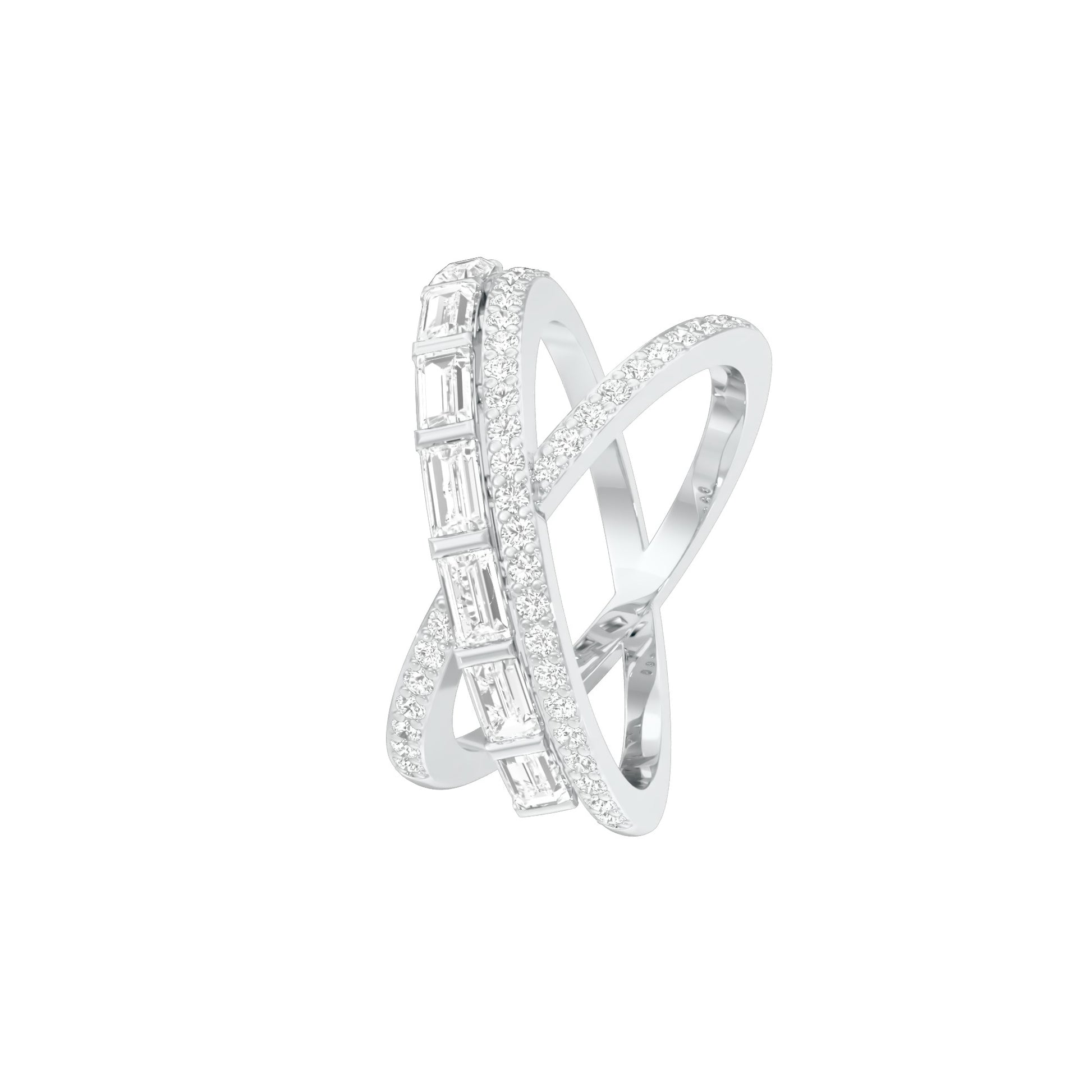 DLR001814 18 KT / White Gold / 22