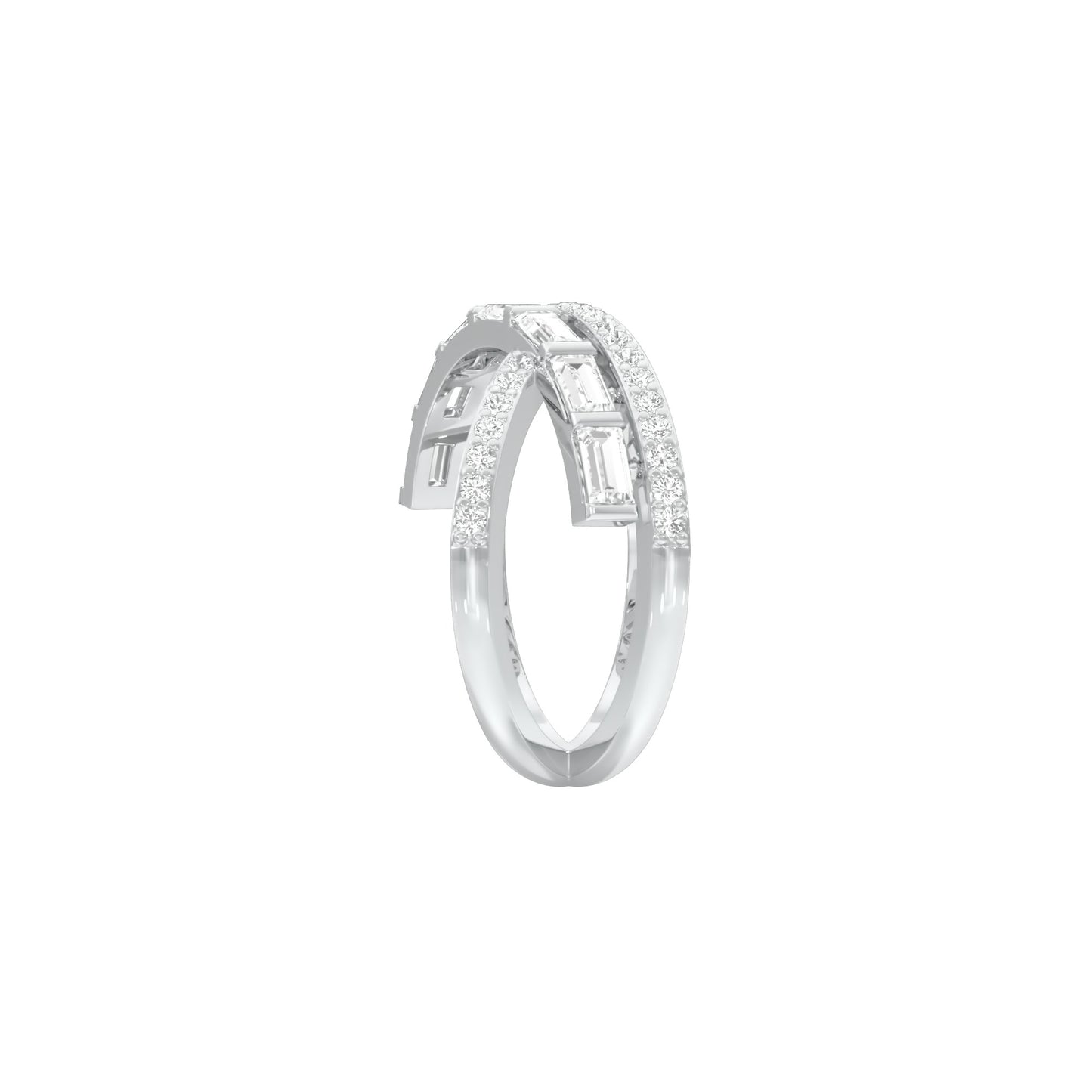 DLR001814 18 KT / White Gold / 22