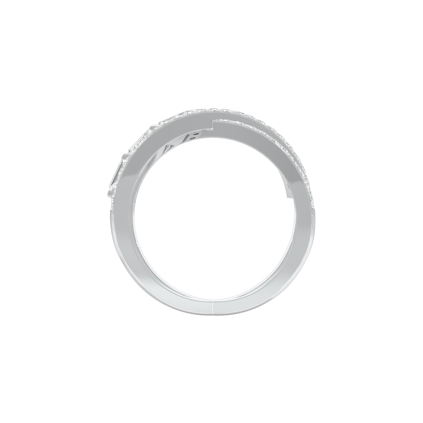 DLR001814 18 KT / White Gold / 22