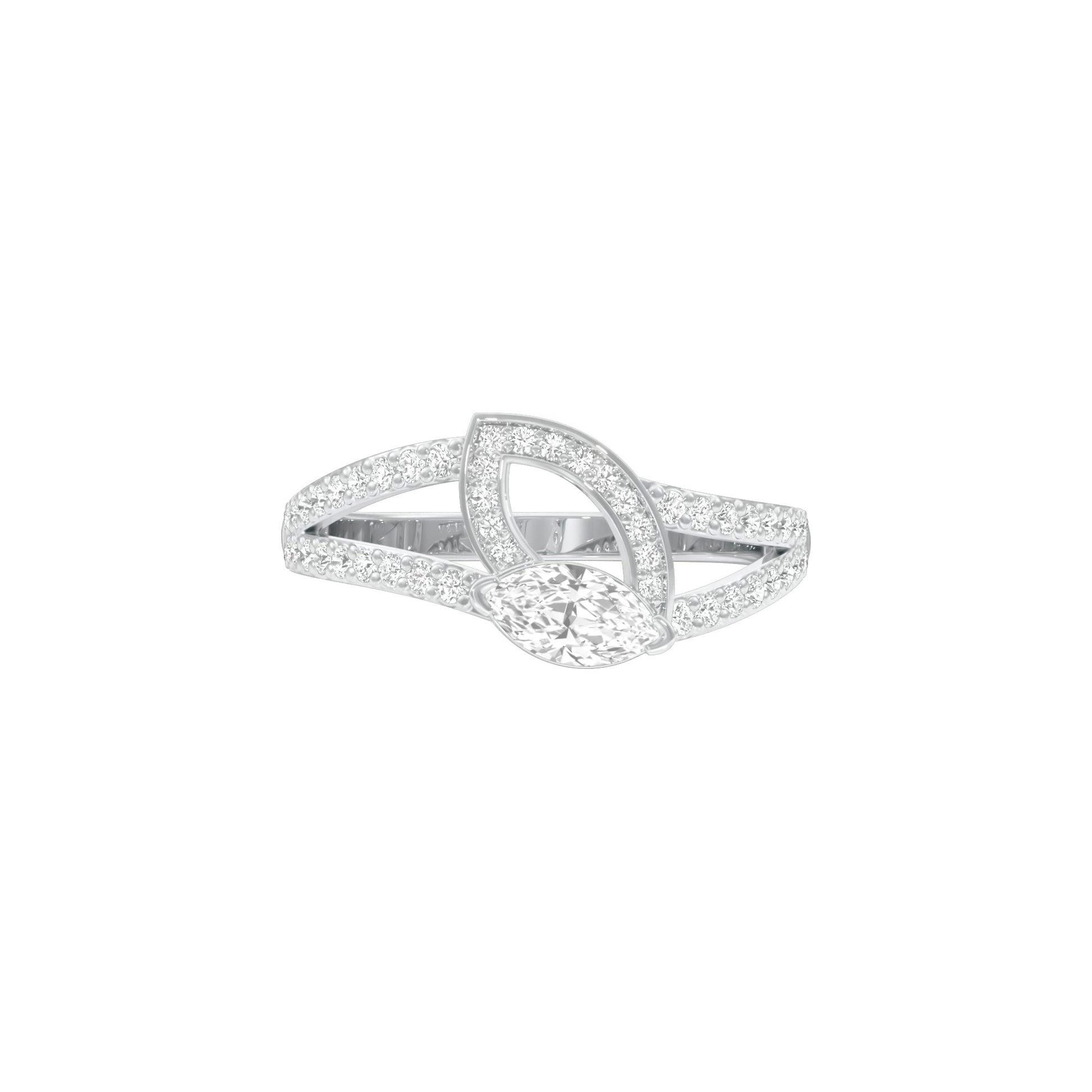 DLR001815 18 KT / White Gold / 22