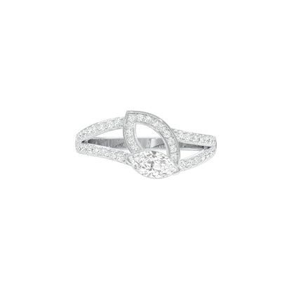 DLR001815 18 KT / White Gold / 22