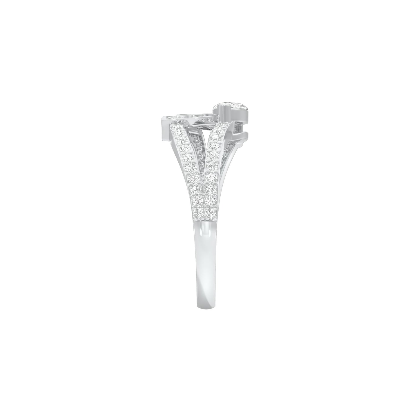 DLR001815 18 KT / White Gold / 22