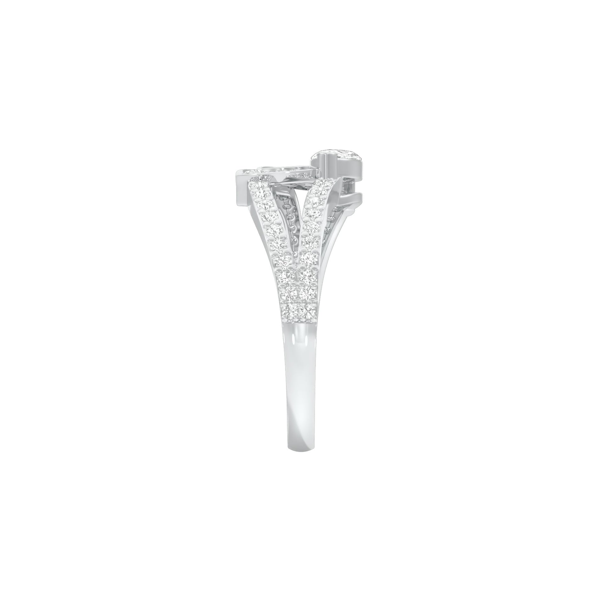 DLR001815 18 KT / White Gold / 22