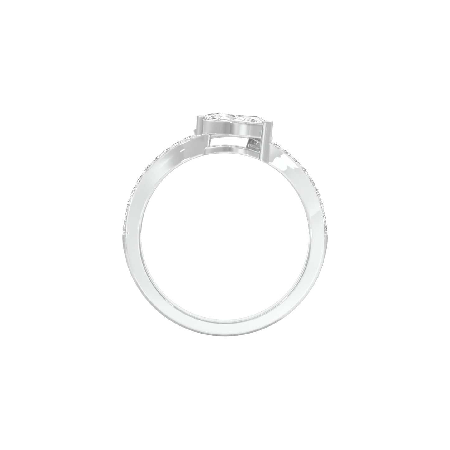 DLR001815 18 KT / White Gold / 22