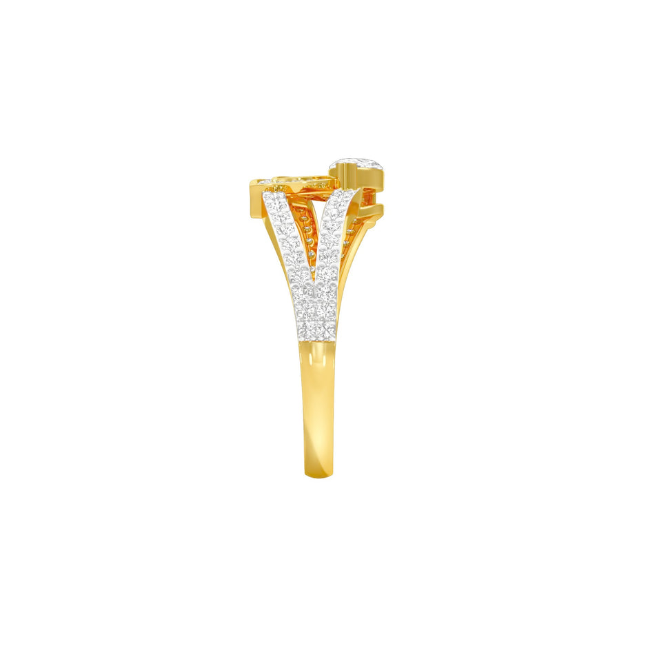 DLR001815 18 KT / Yellow Gold / 22
