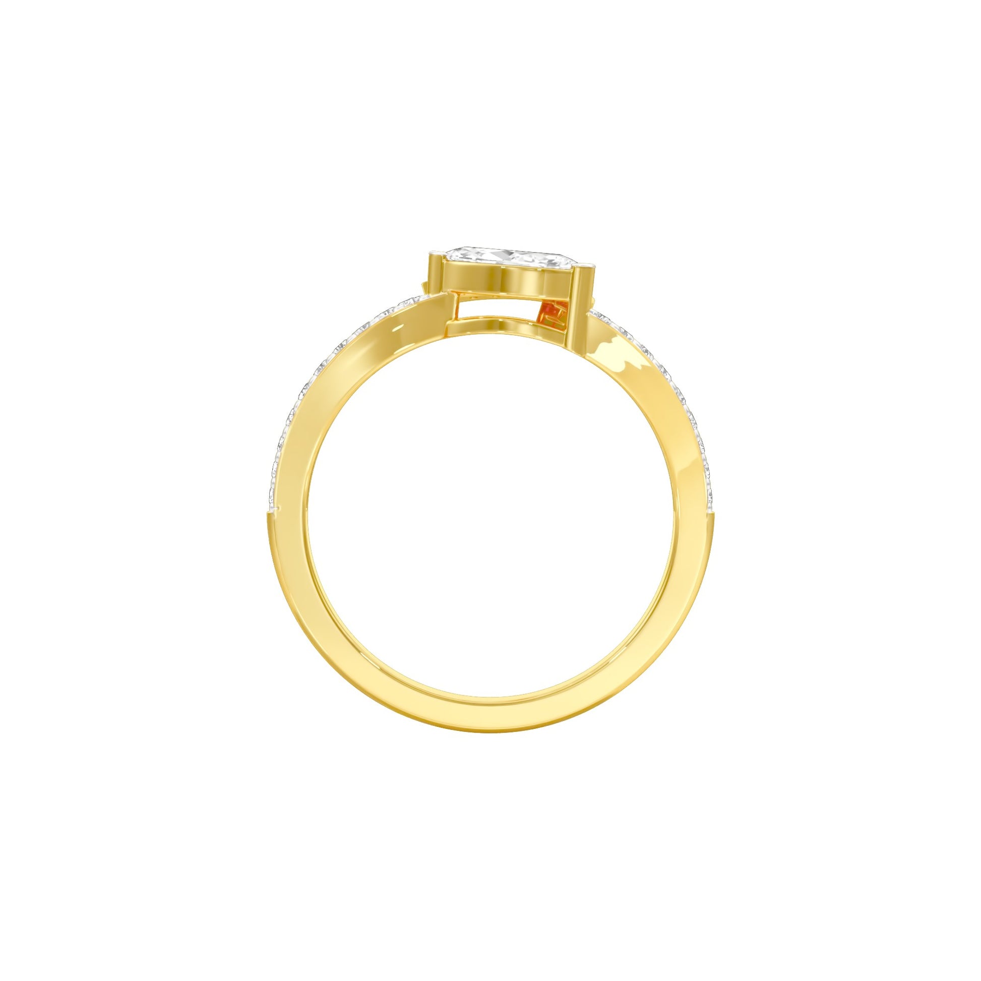 DLR001815 18 KT / Yellow Gold / 22
