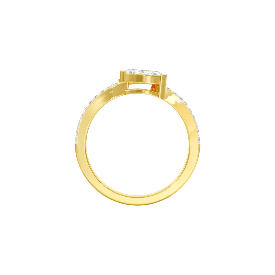 DLR001815 18 KT / Yellow Gold / 22