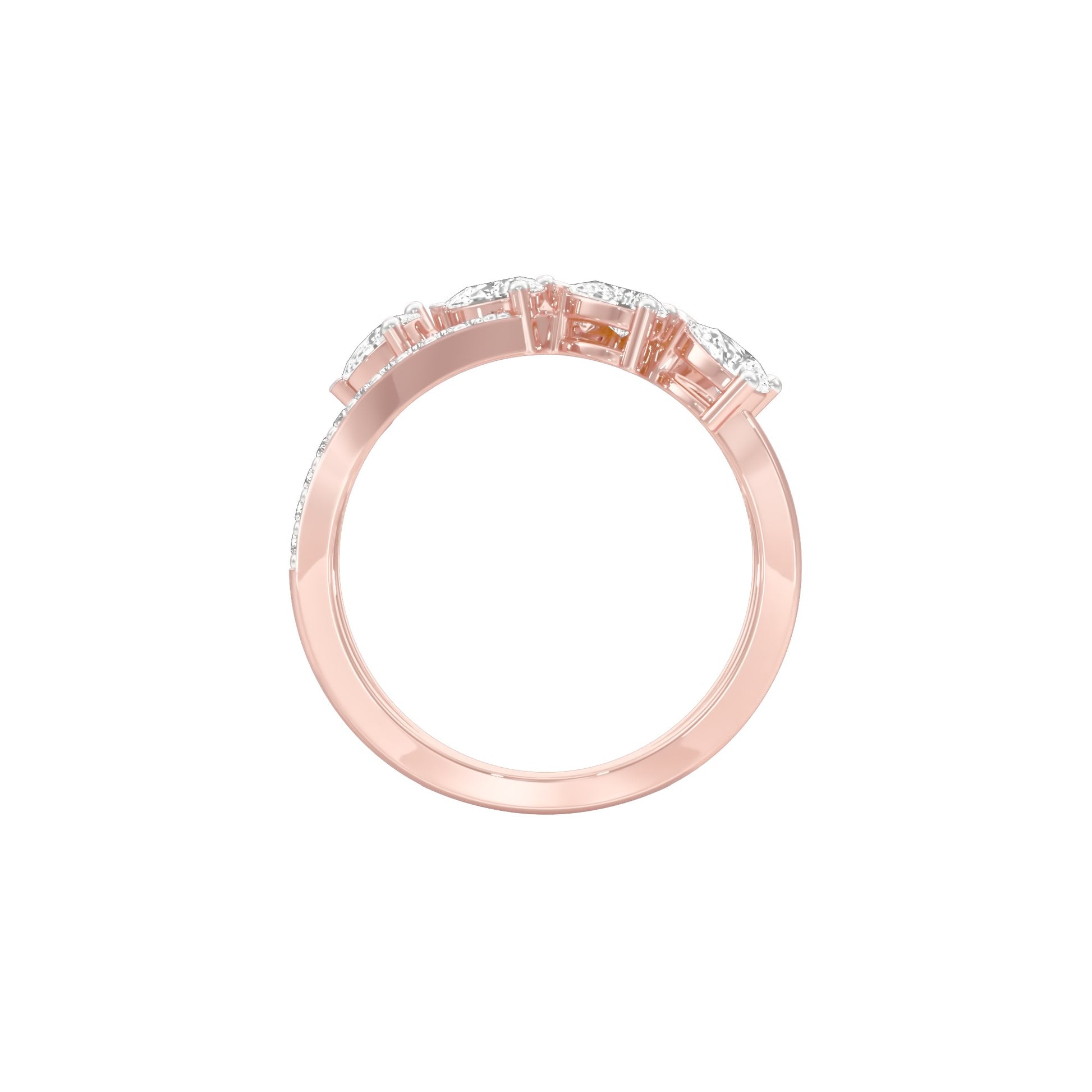 DLR001816 18 KT / Rose Gold / 22