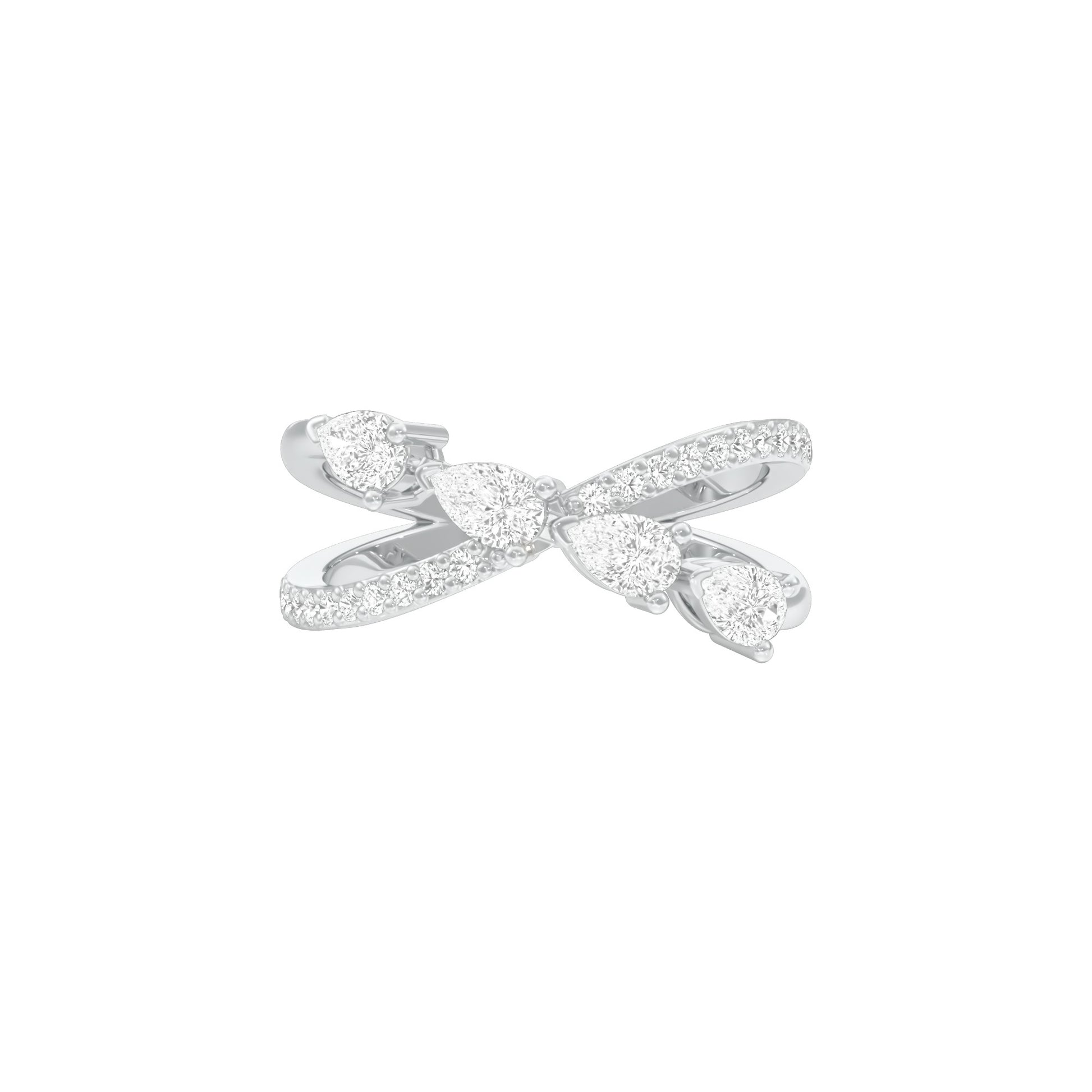 DLR001816 18 KT / White Gold / 22