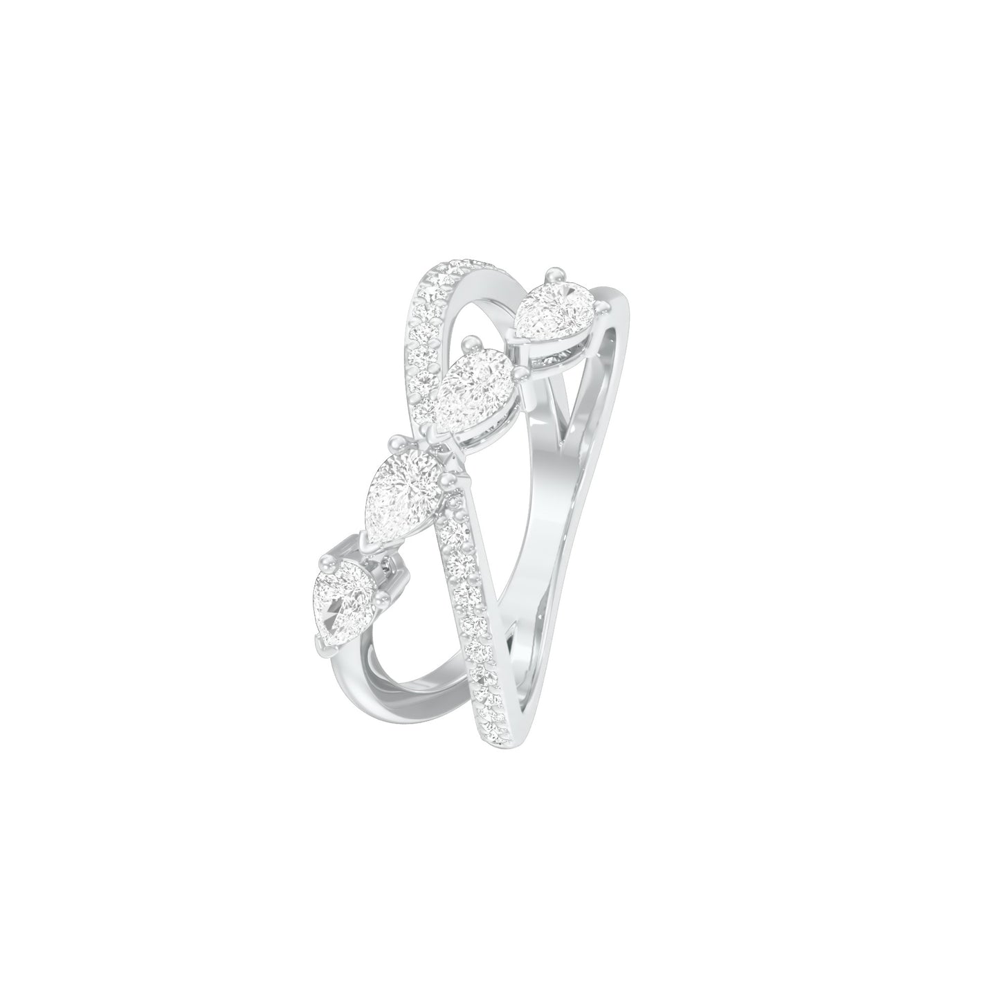 DLR001816 18 KT / White Gold / 22