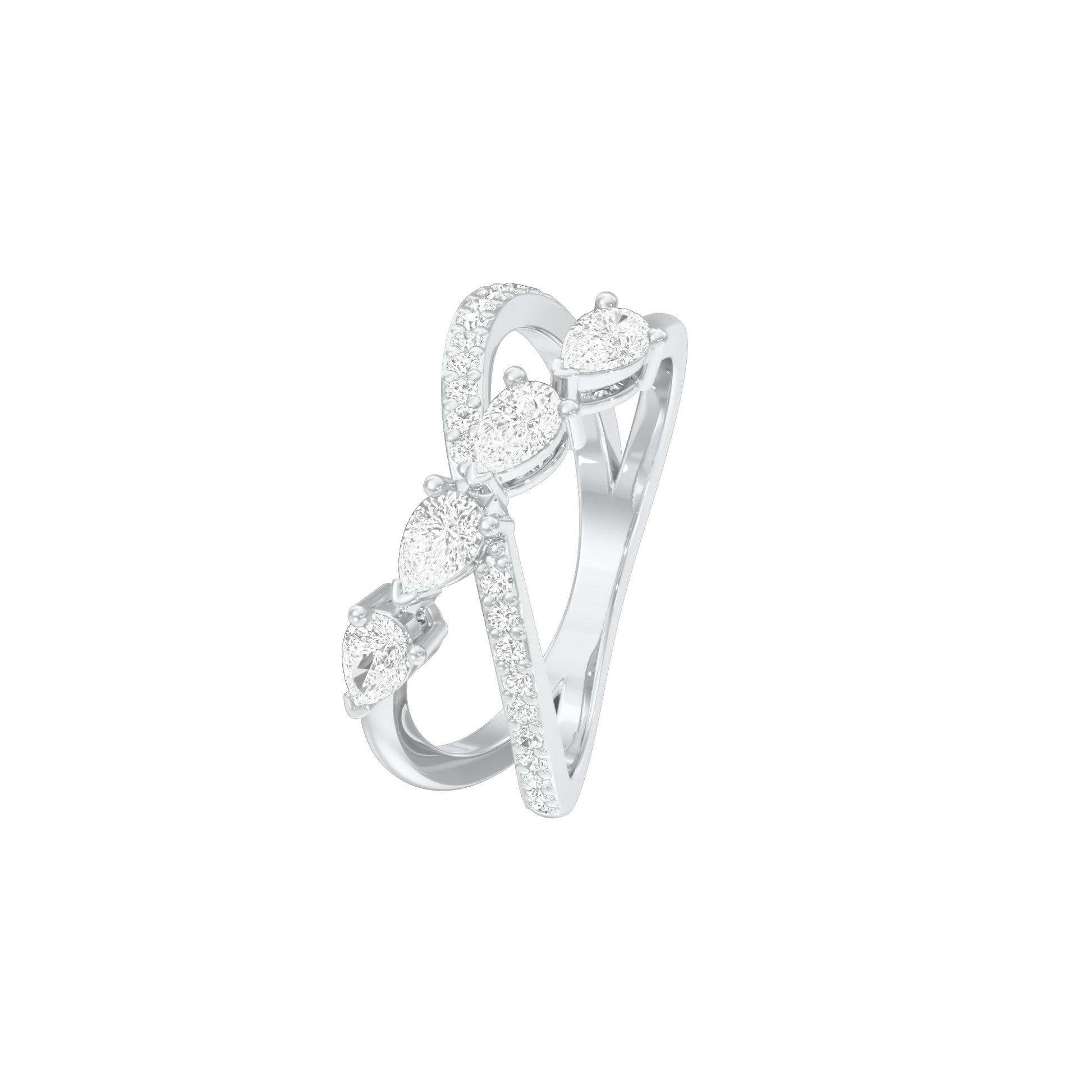 DLR001816 18 KT / White Gold / 22