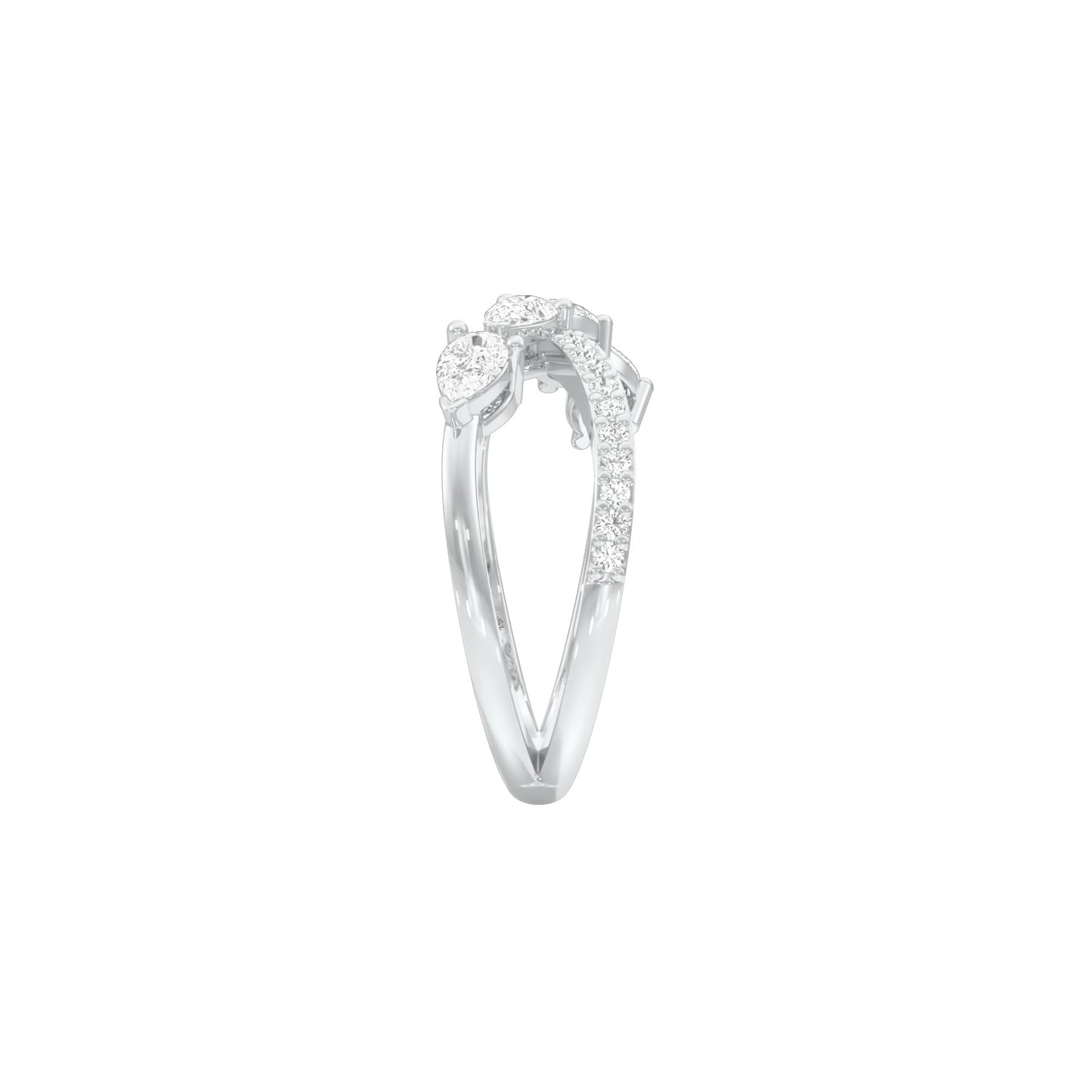 DLR001816 18 KT / White Gold / 22