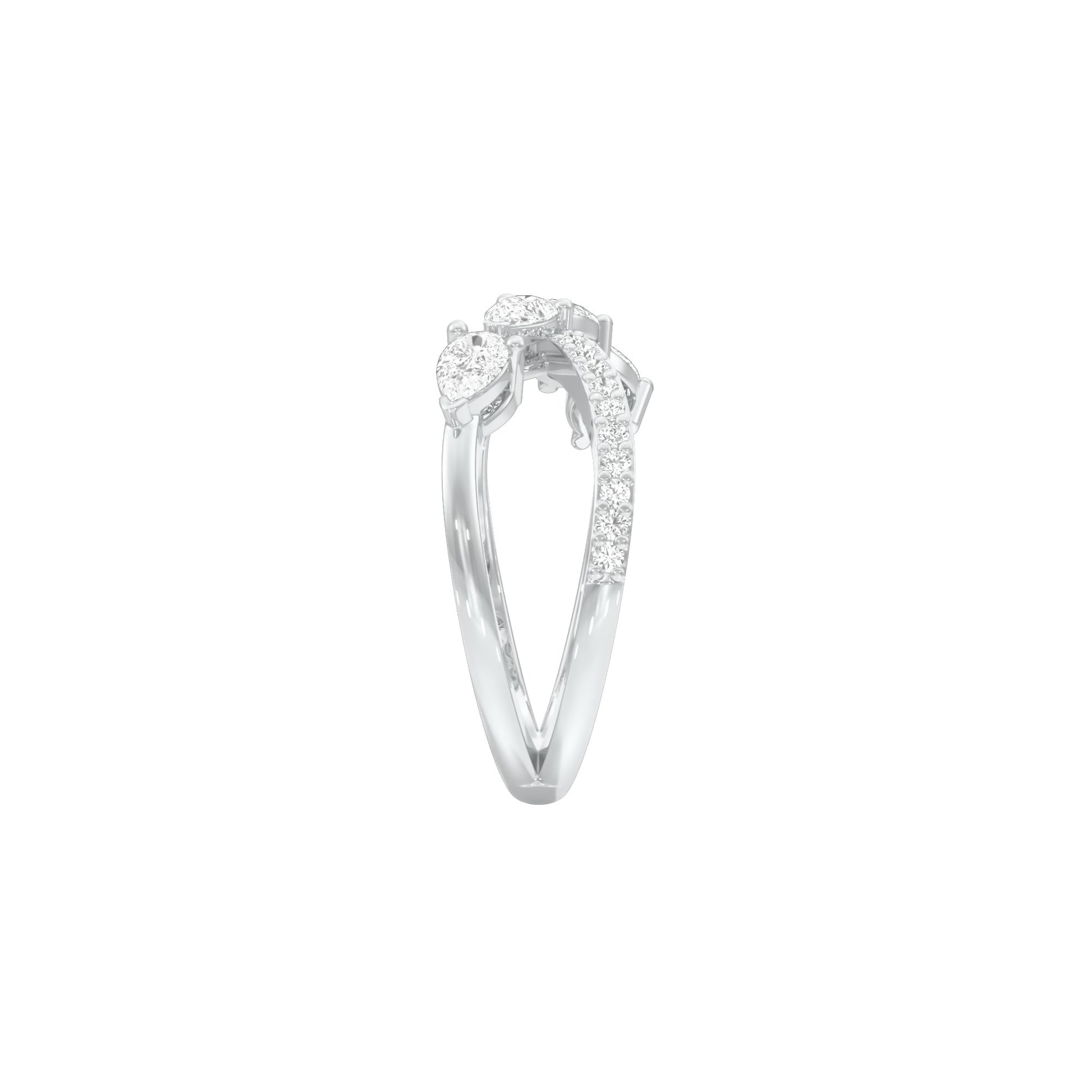 DLR001816 18 KT / White Gold / 22