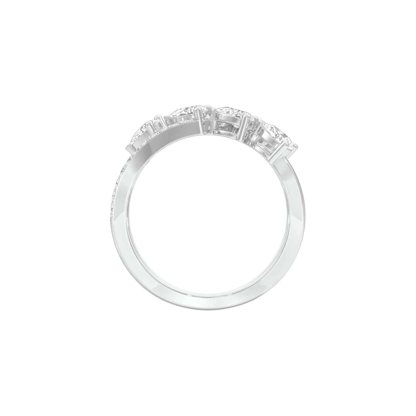 DLR001816 18 KT / White Gold / 22