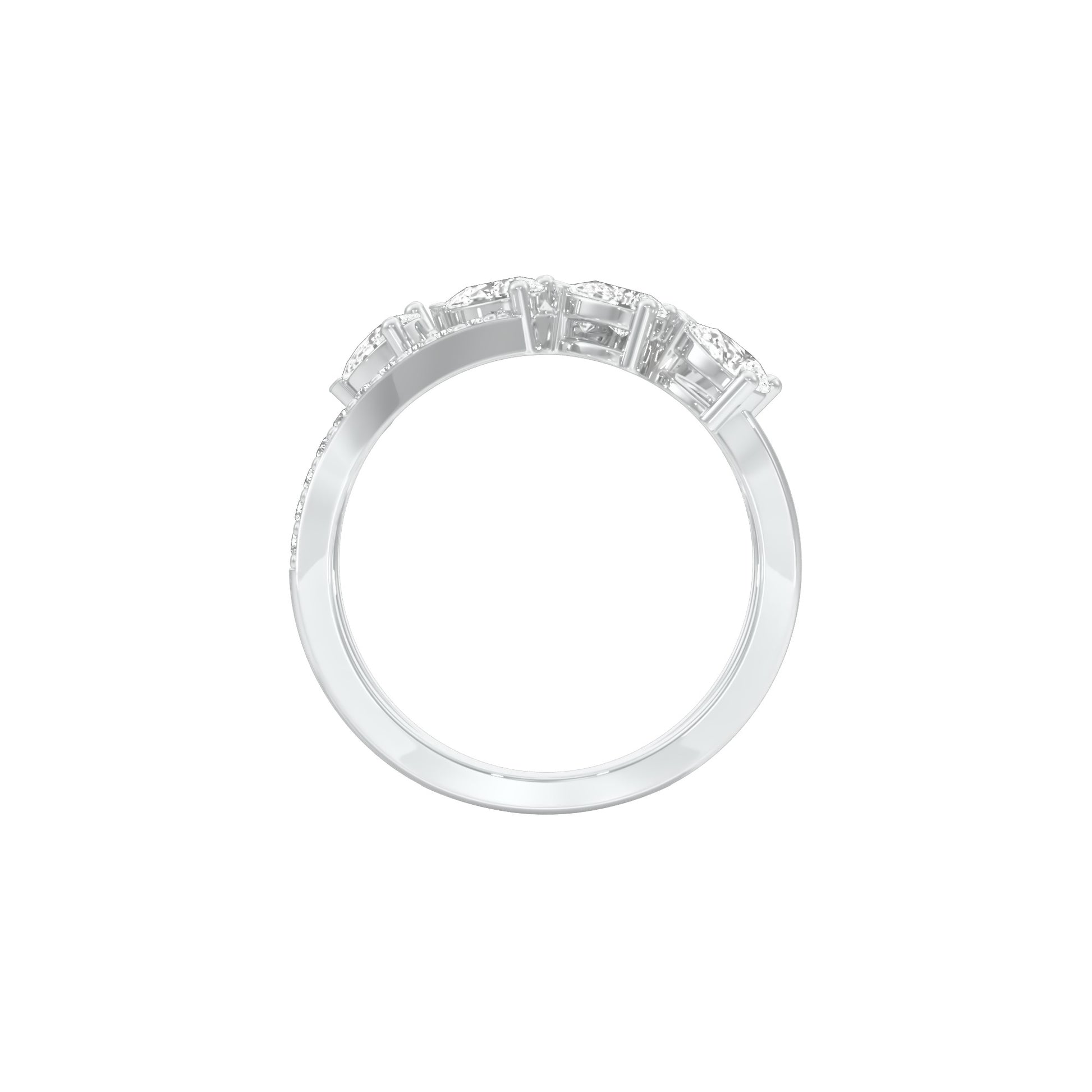 DLR001816 18 KT / White Gold / 22