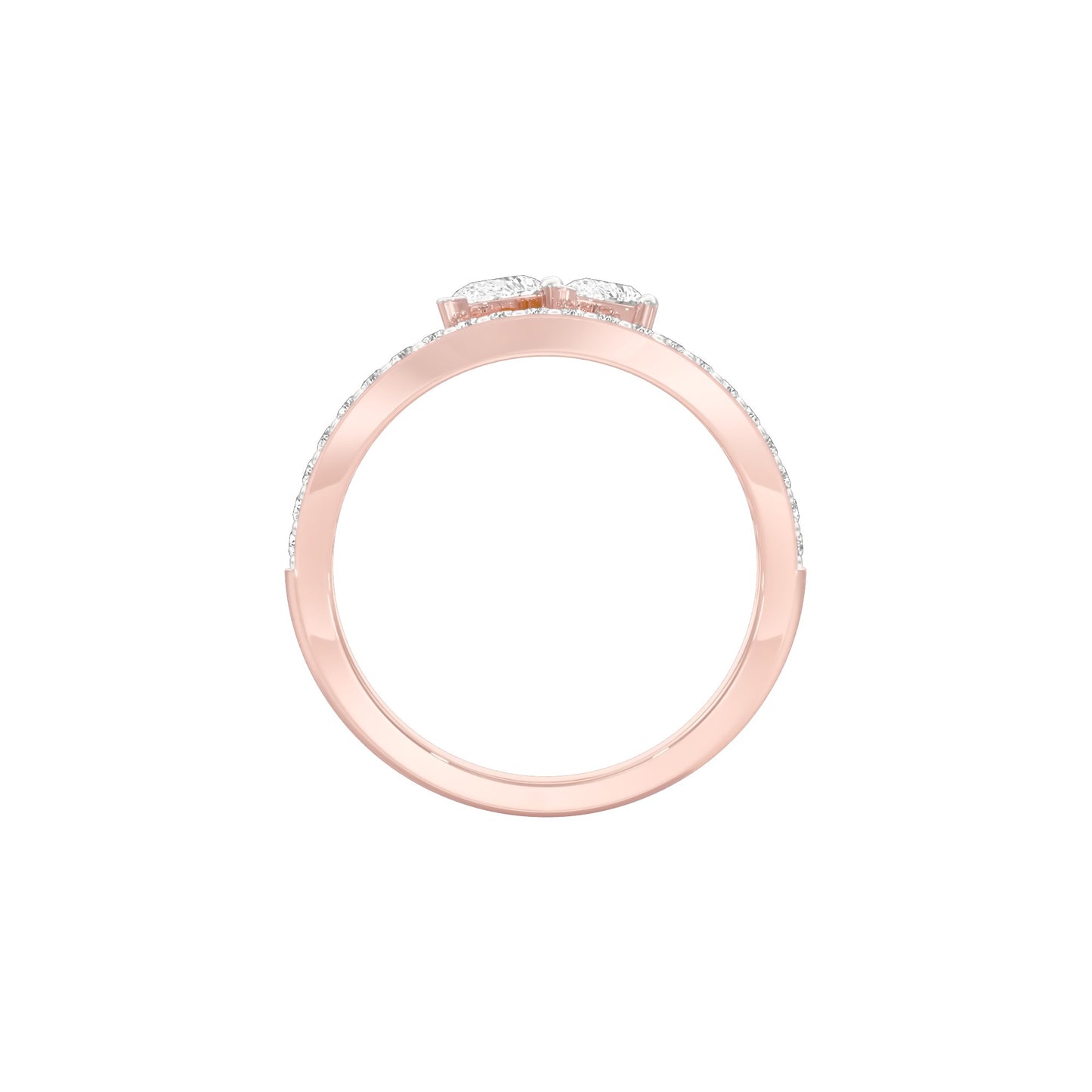 DLR001817 18 KT / Rose Gold / 22