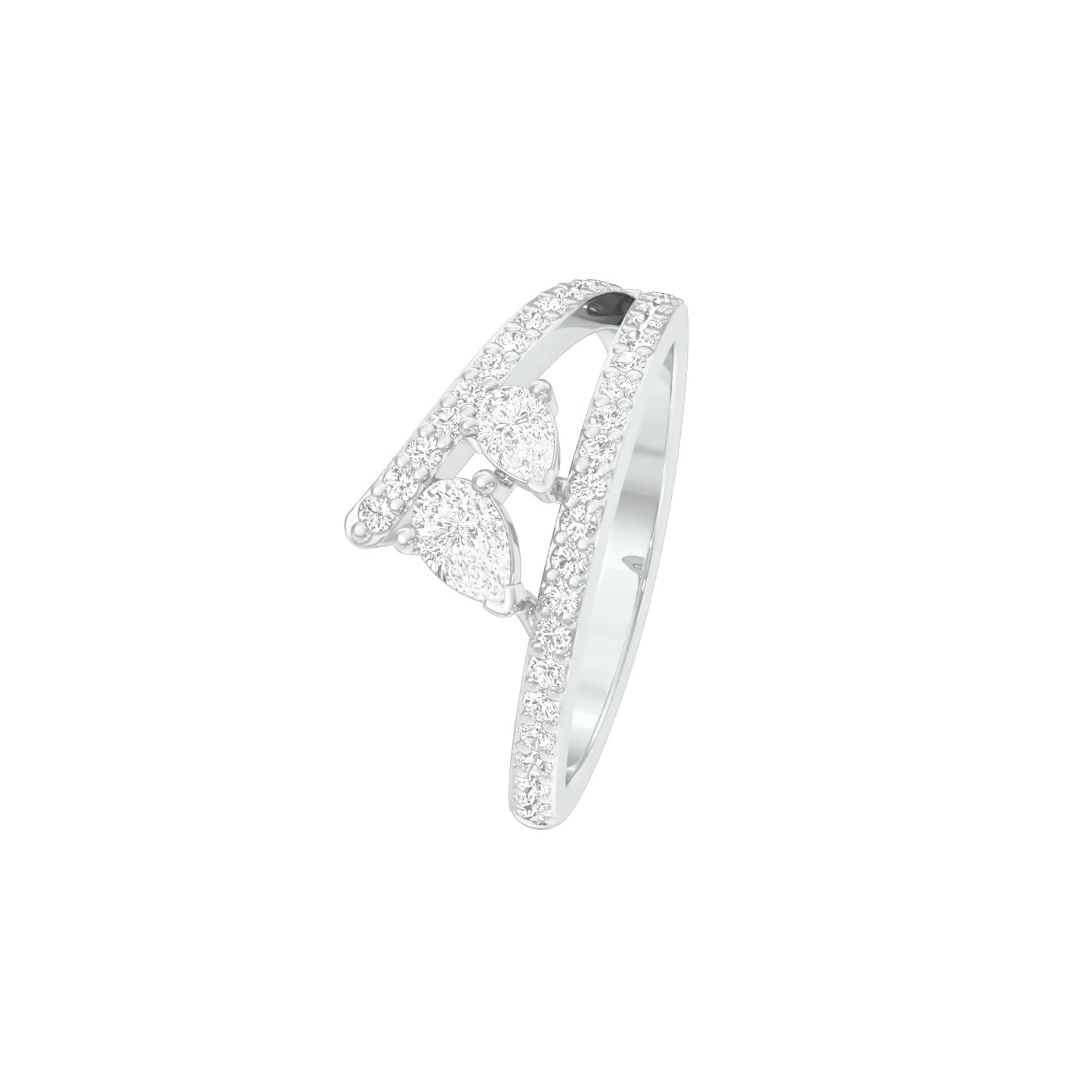 DLR001817 18 KT / White Gold / 22