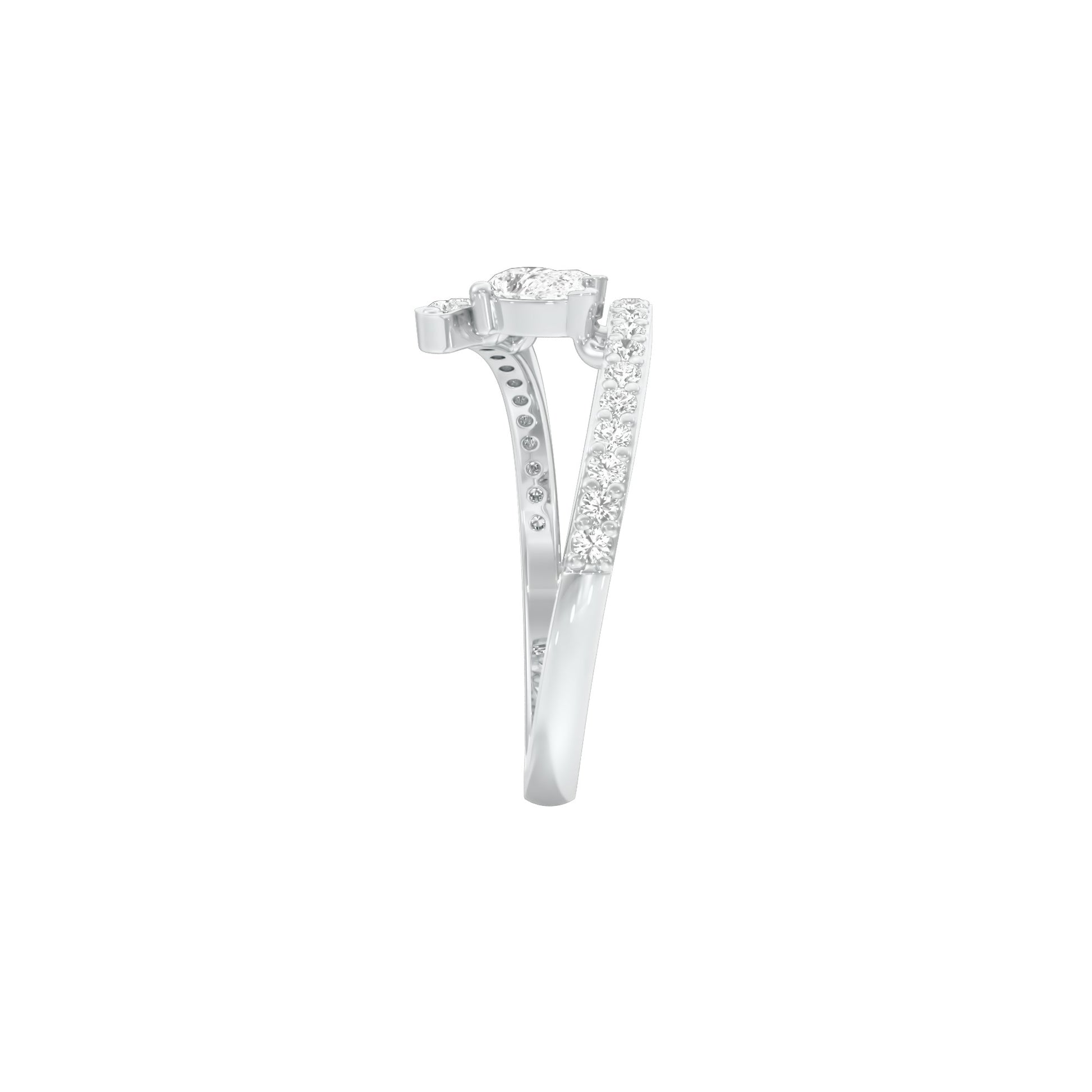 DLR001817 18 KT / White Gold / 22