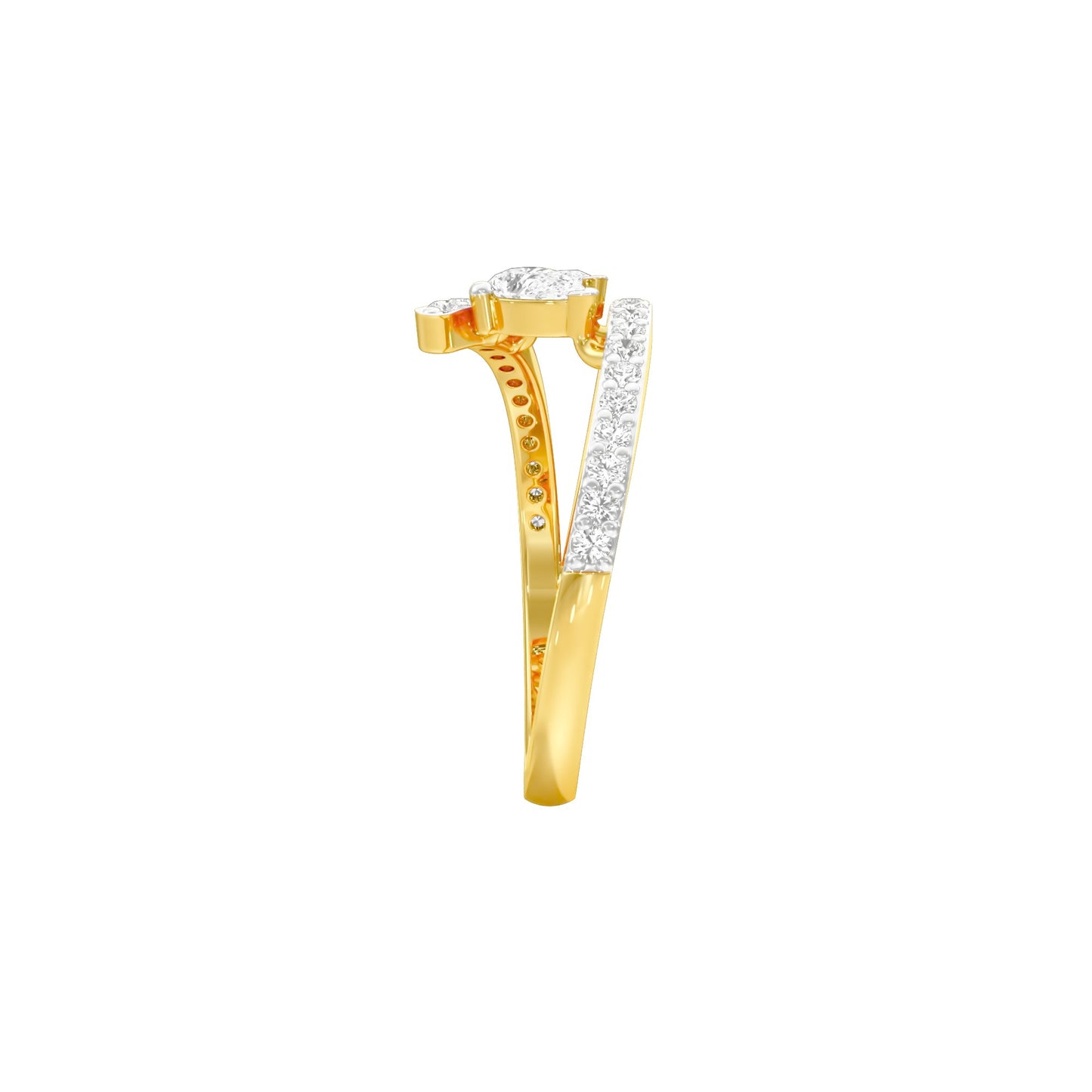 DLR001817 18 KT / Yellow Gold / 22