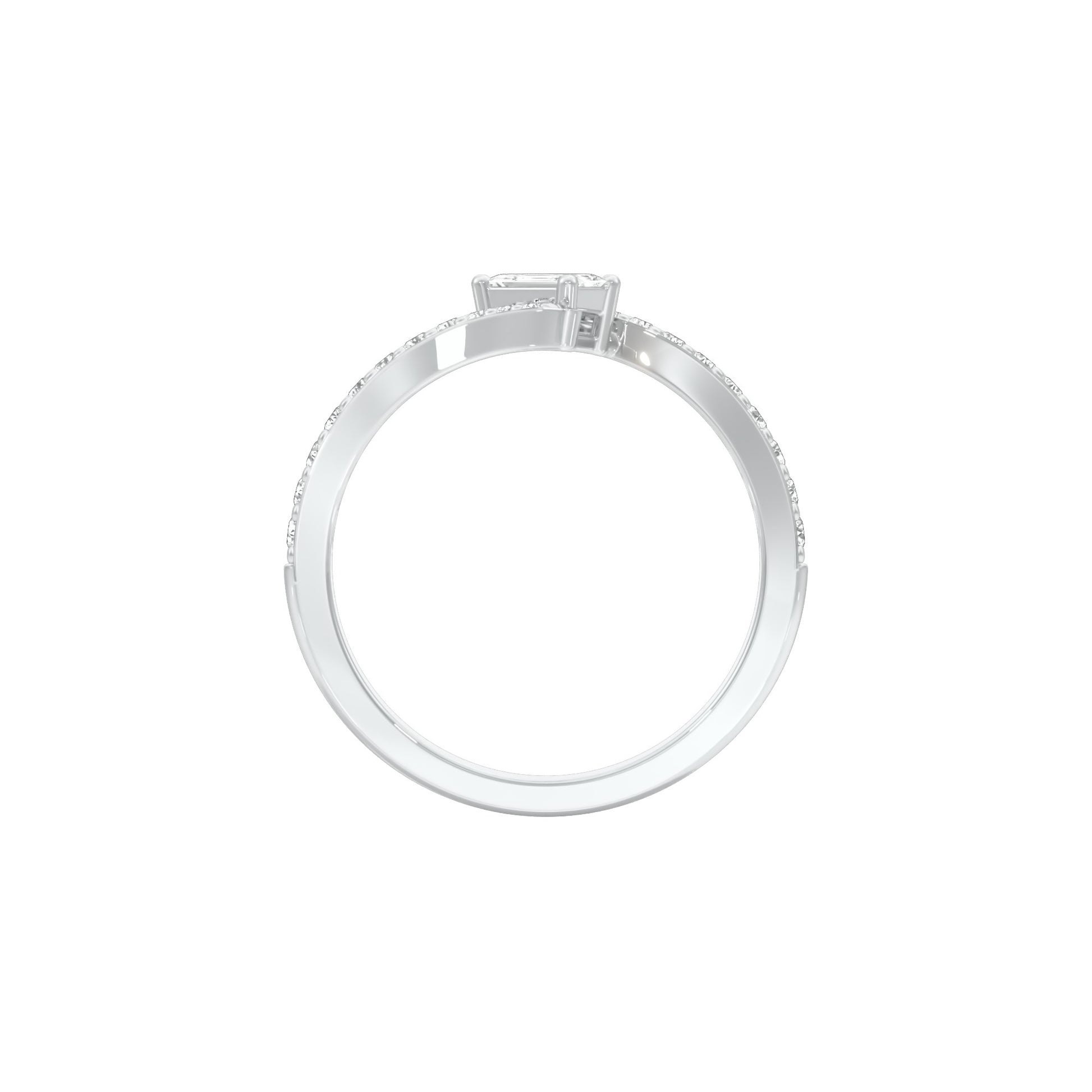 DLR001818 18 KT / White Gold / 22