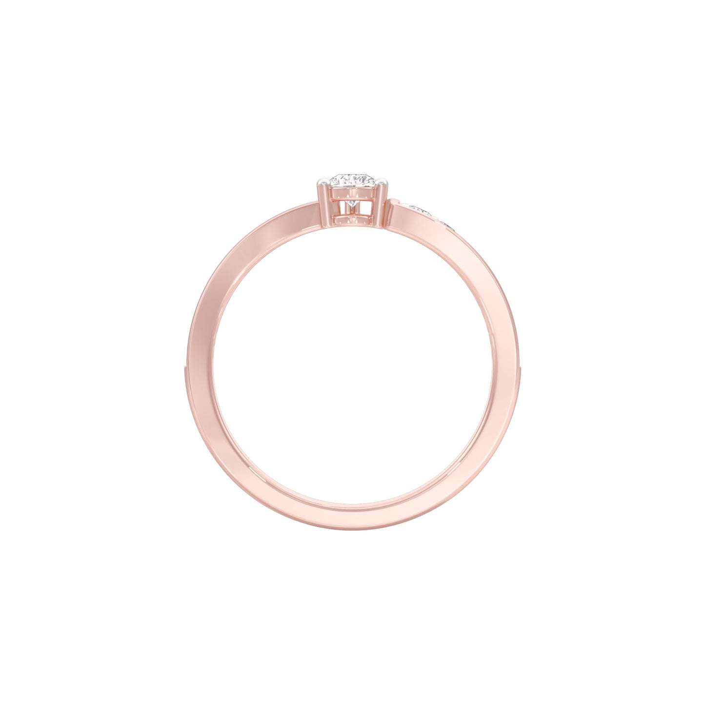 DLR001819 18 KT / Rose Gold / 22