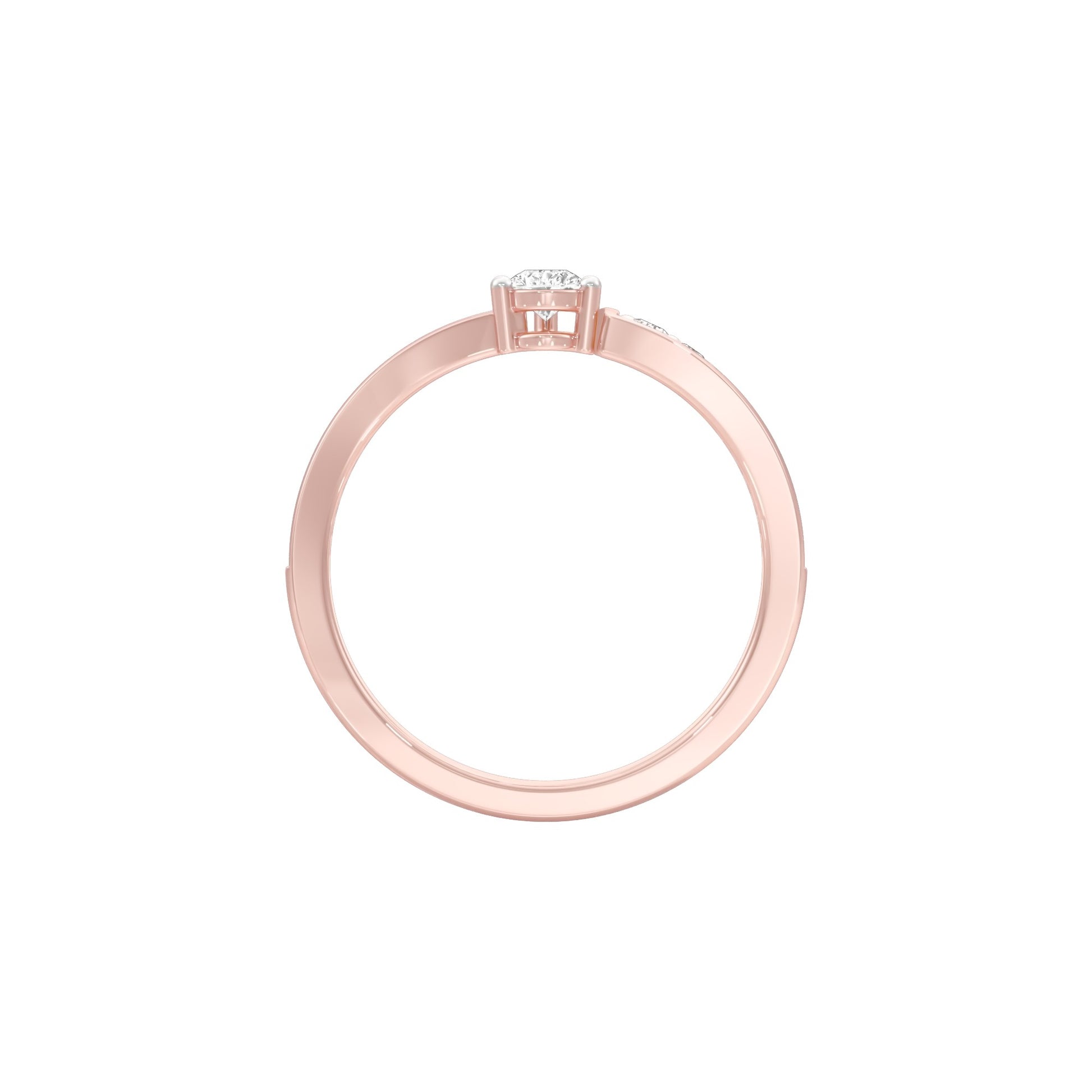 DLR001819 18 KT / Rose Gold / 22