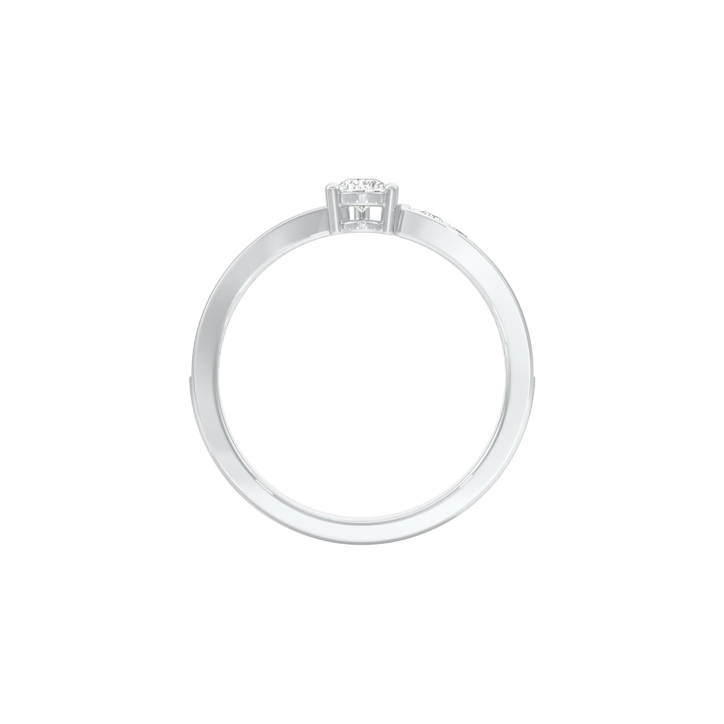 DLR001819 18 KT / White Gold / 22