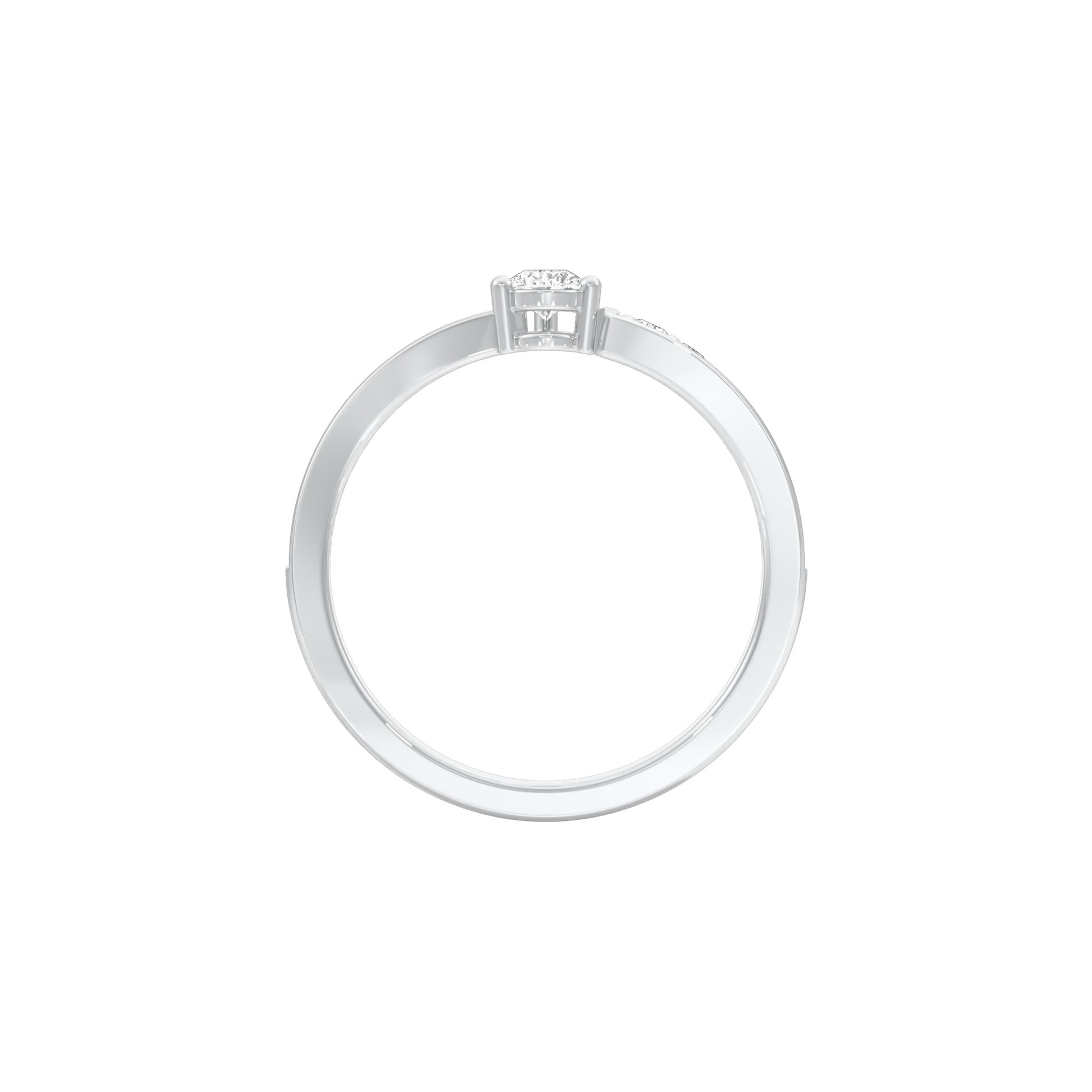 DLR001819 18 KT / White Gold / 22
