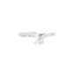 Riveting Dual Pear Diamond Ring 18 KT / White Gold / 18