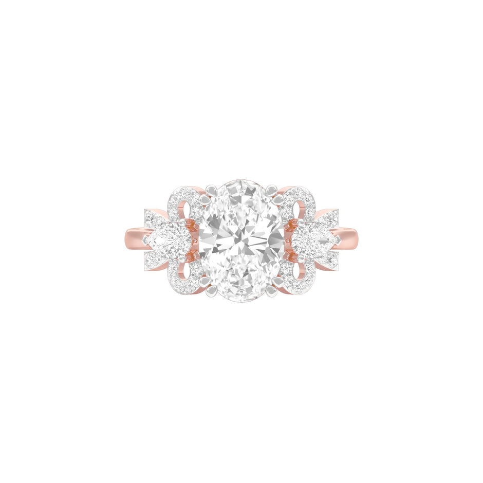 DLR001822 18 KT / Rose Gold / 22
