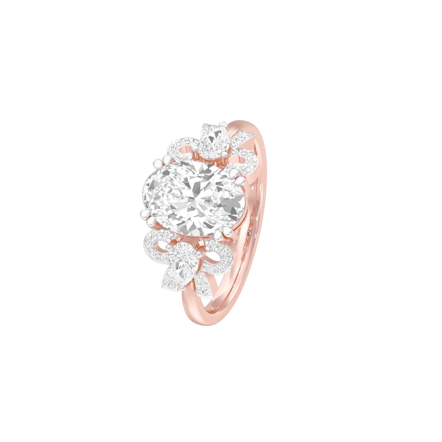 DLR001822 18 KT / Rose Gold / 22