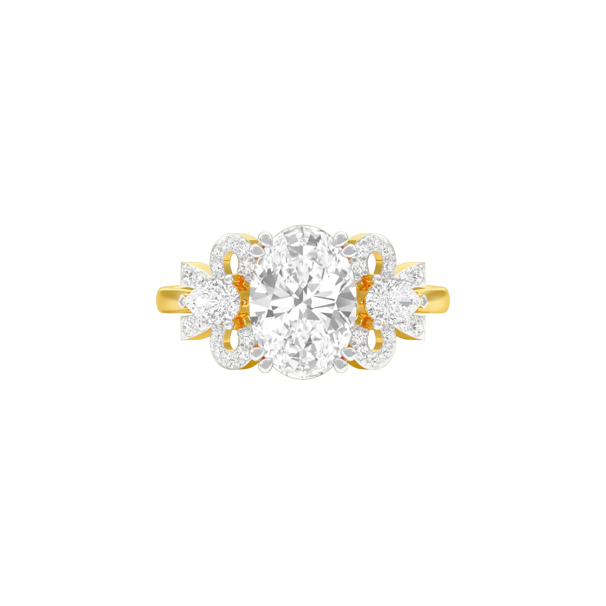 DLR001822 18 KT / Yellow Gold / 22