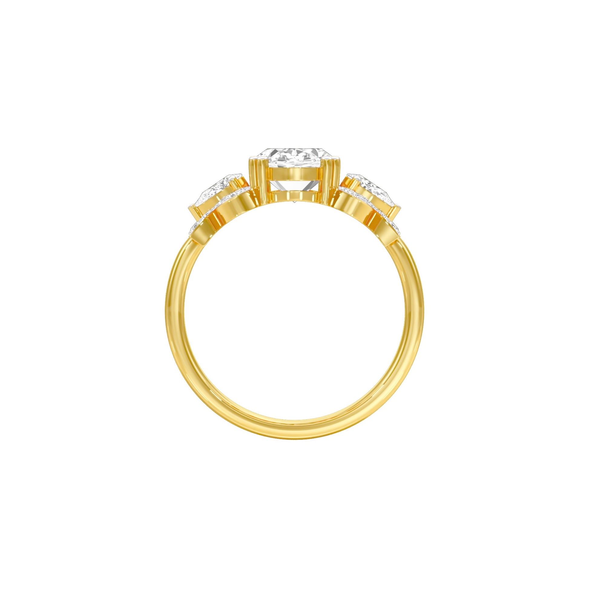 DLR001822 18 KT / Yellow Gold / 22
