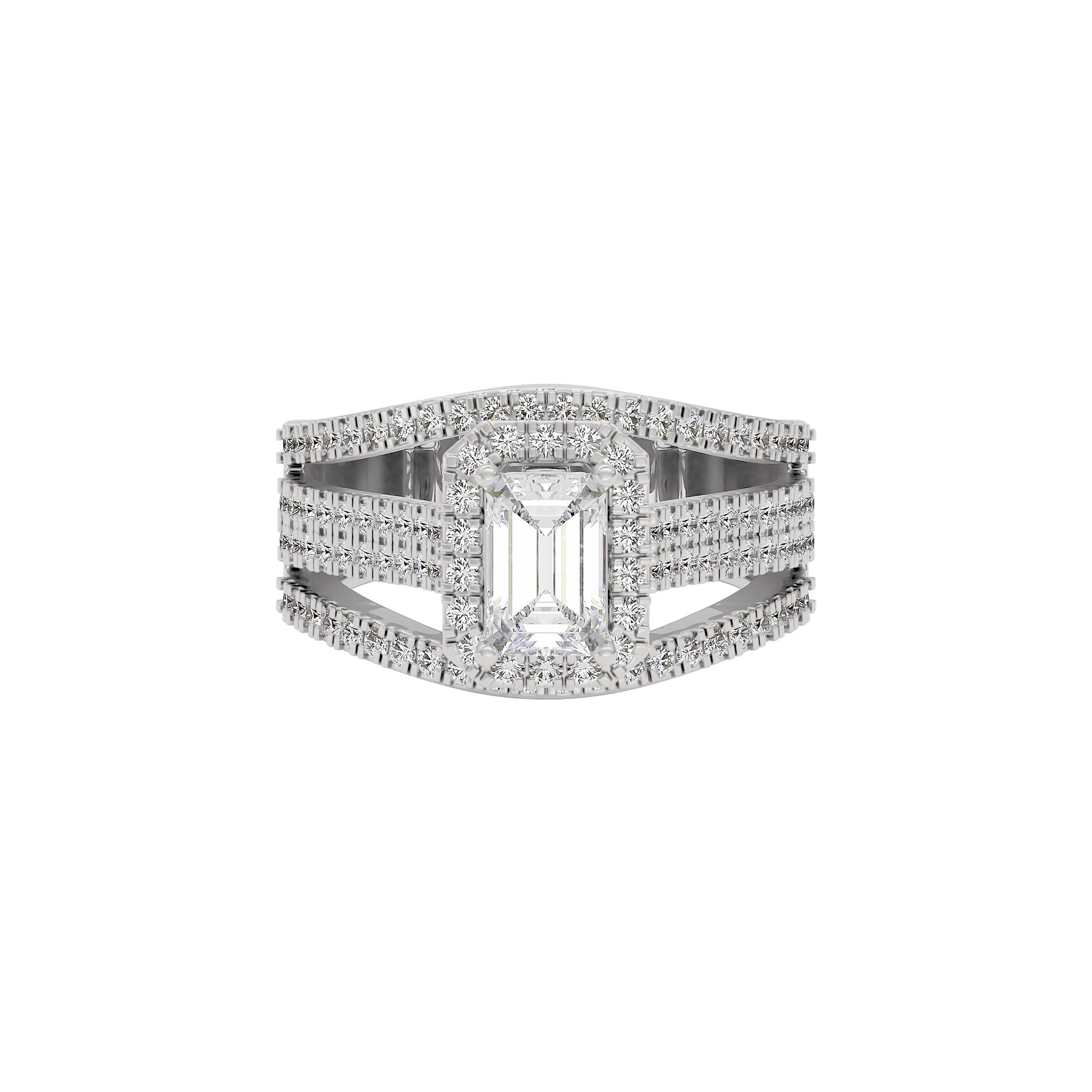 Eclat Delight Diamond Ring 18 KT / White Gold / 22