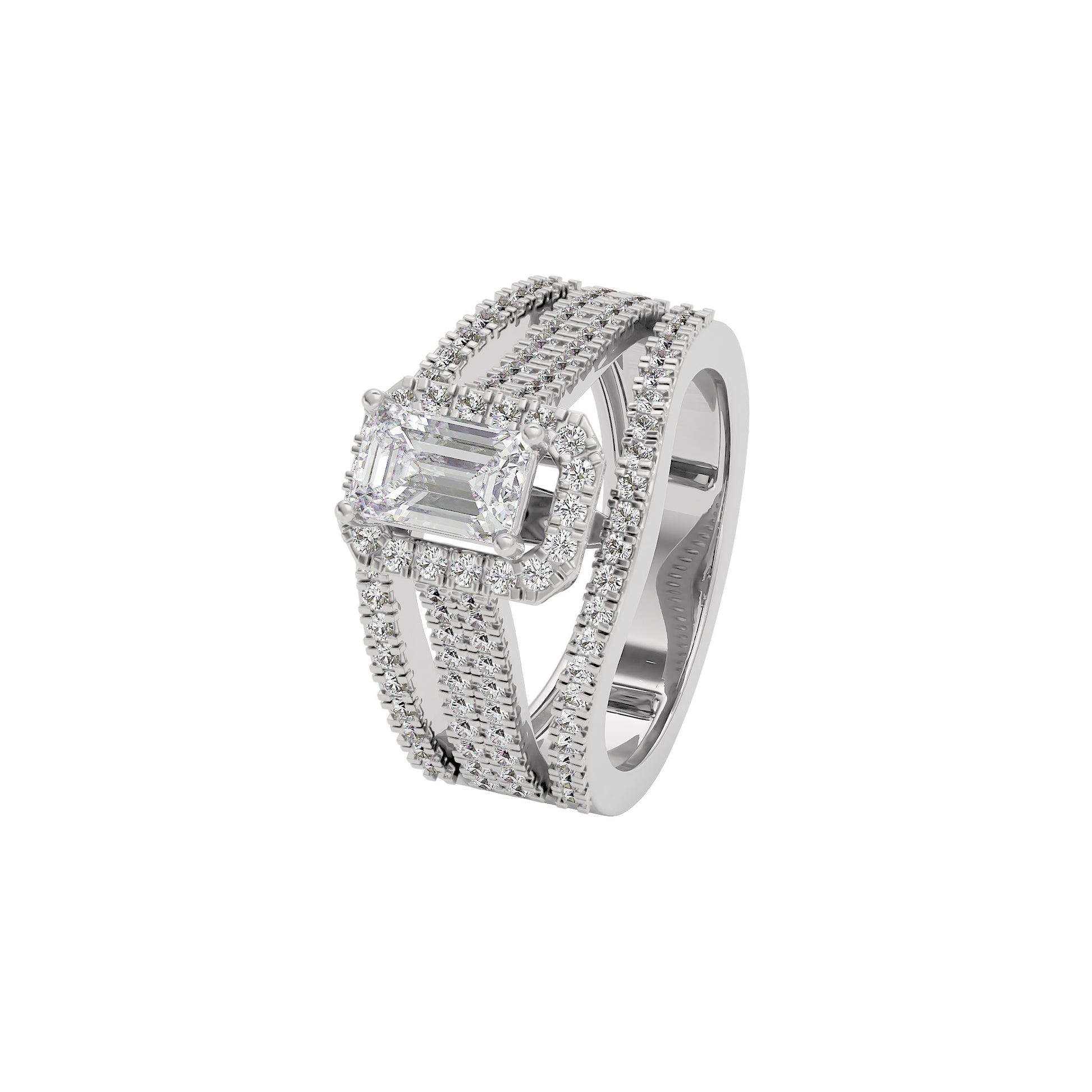 Eclat Delight Diamond Ring 18 KT / White Gold / 22