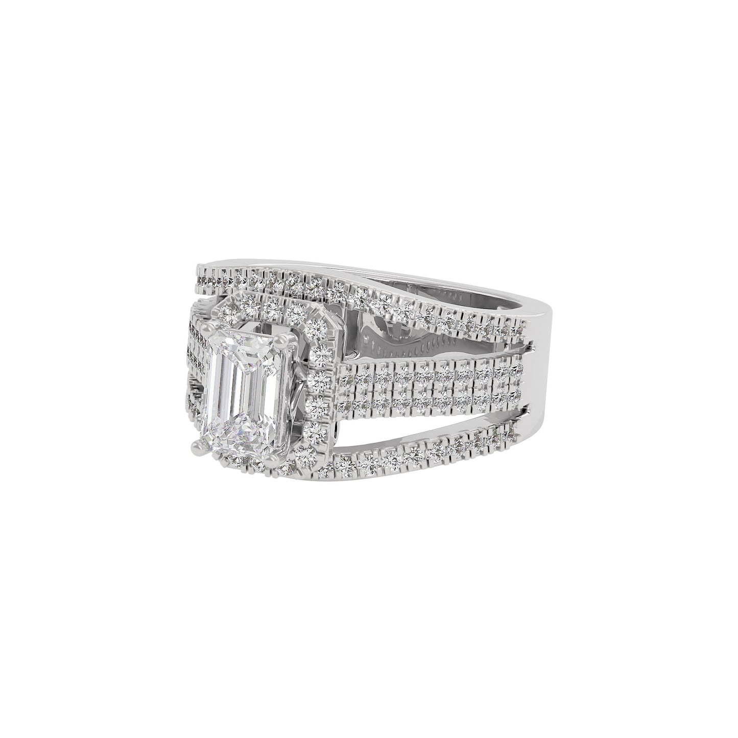 Eclat Delight Diamond Ring 18 KT / White Gold / 22