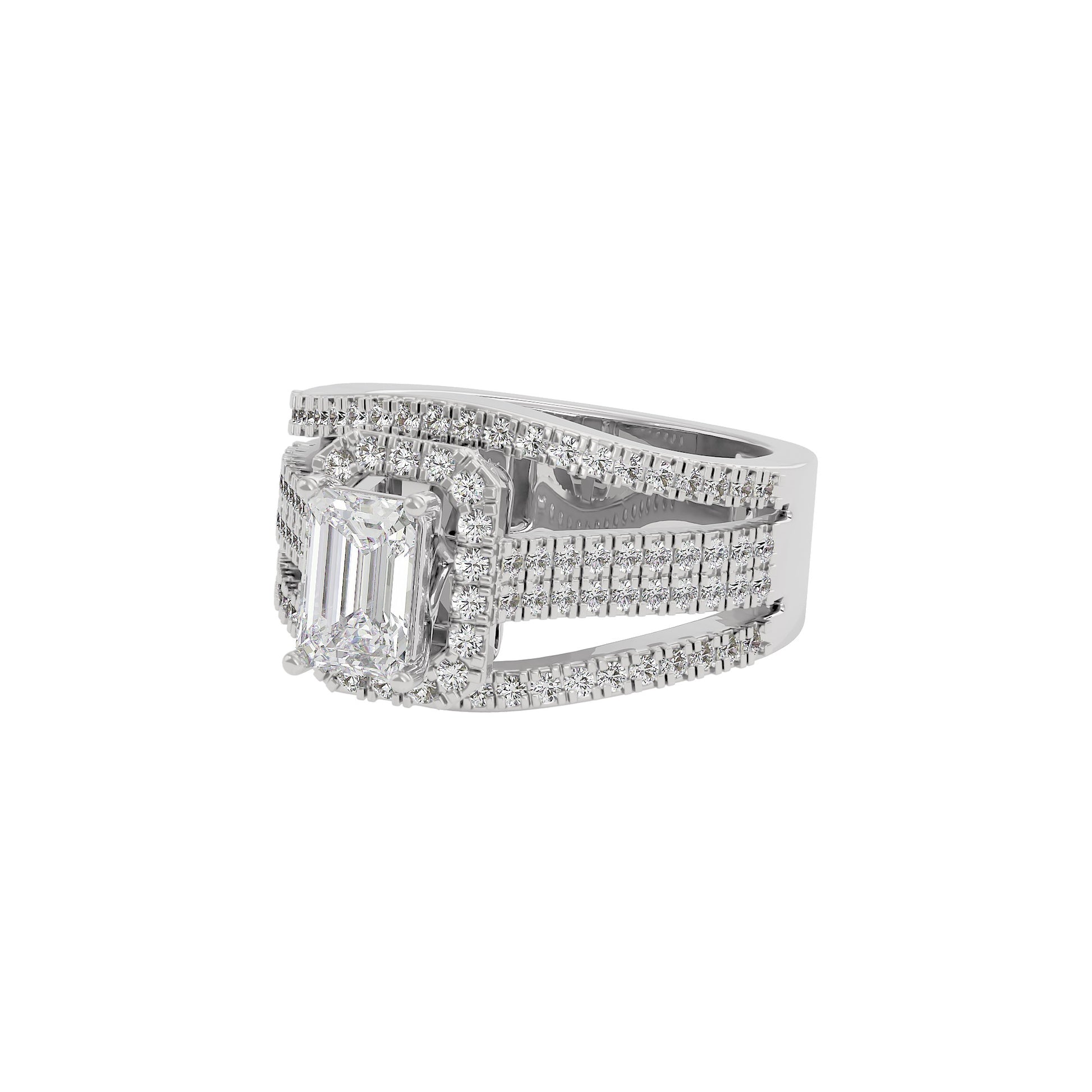 Eclat Delight Diamond Ring 18 KT / White Gold / 22