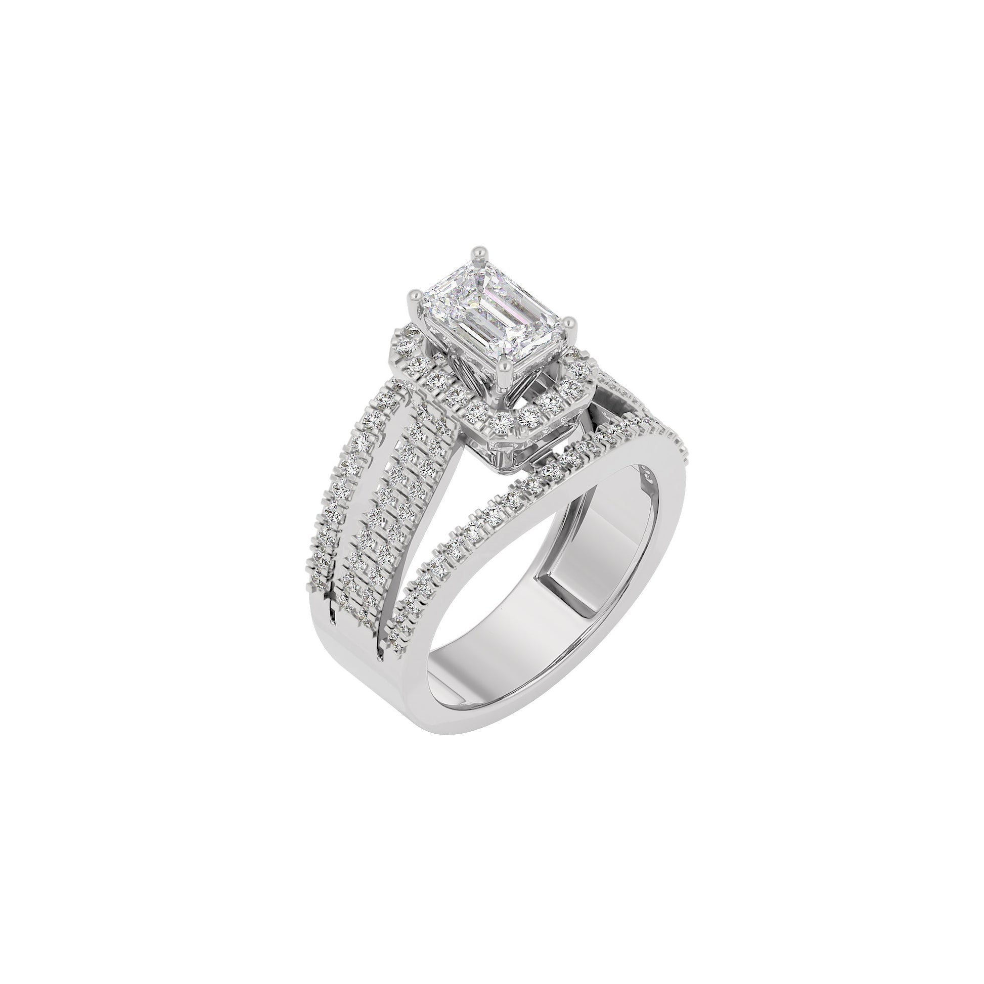 Eclat Delight Diamond Ring 18 KT / White Gold / 22