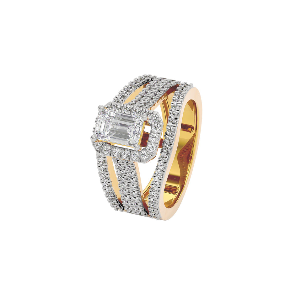Eclat Delight Diamond Ring 18 KT / Yellow Gold / 22